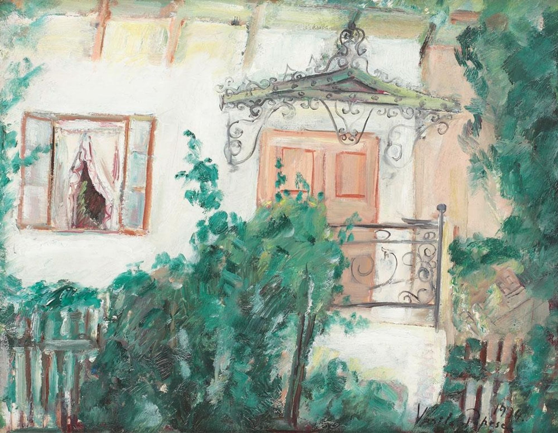 Marquee House (Painter's Wife's Home) by Vasile Popescu