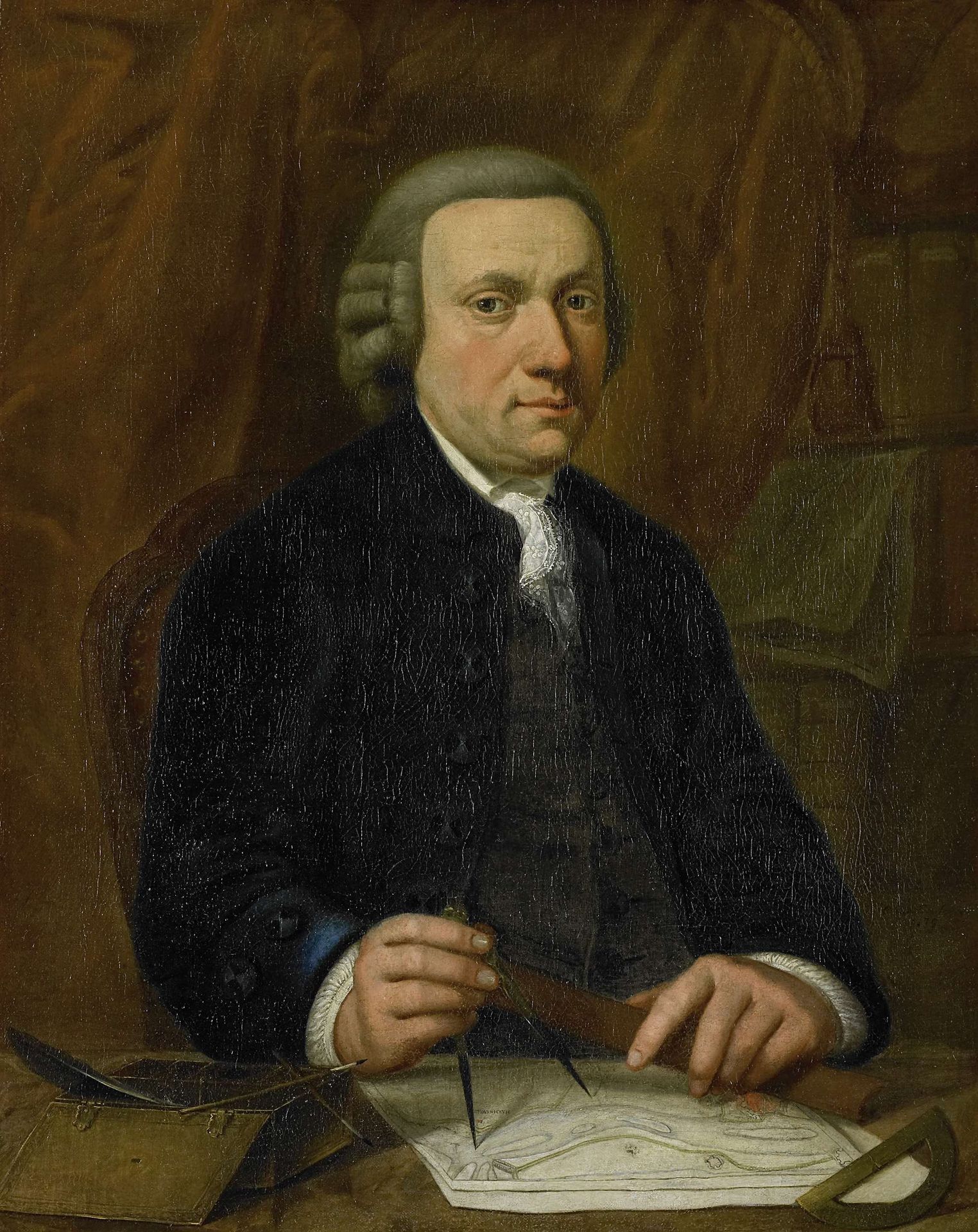 Portrait of Barend Goudriaan Ariesz. by Cornelis van (II) Cuylenburgh