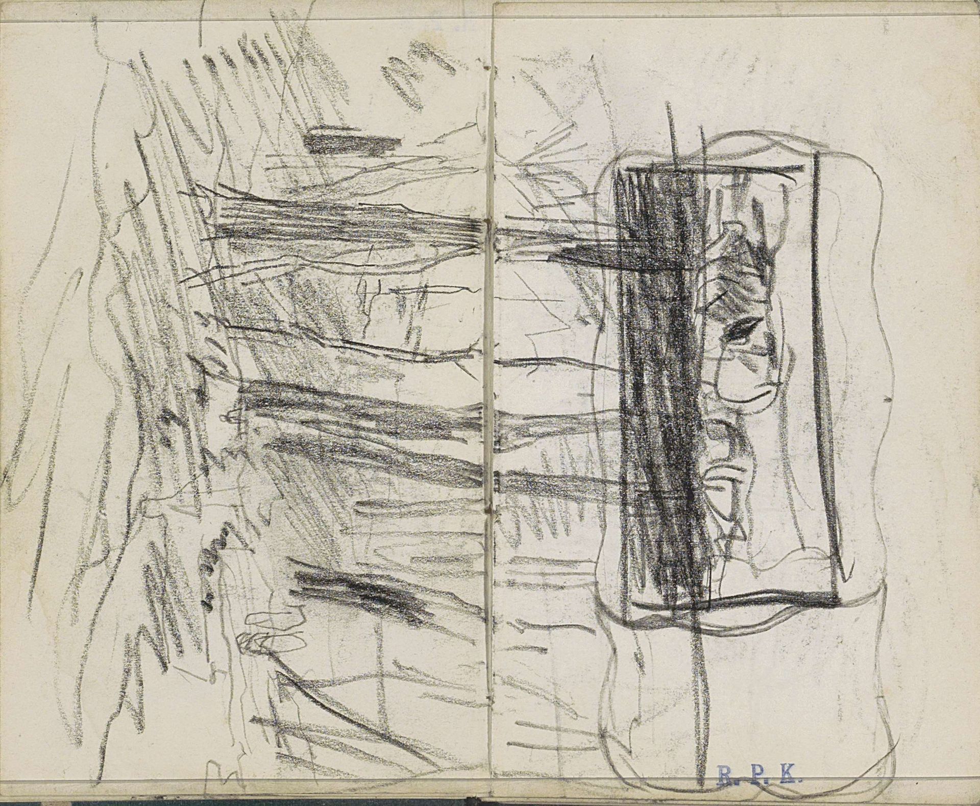 Landschap met bomen by Anton Mauve