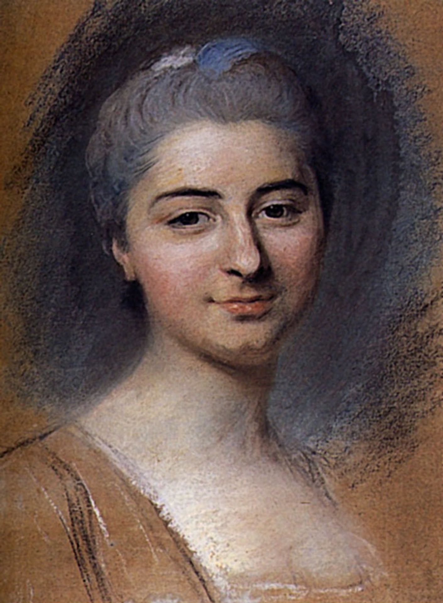 Study for portrait of unknown woman by Maurice Quentin de La Tour