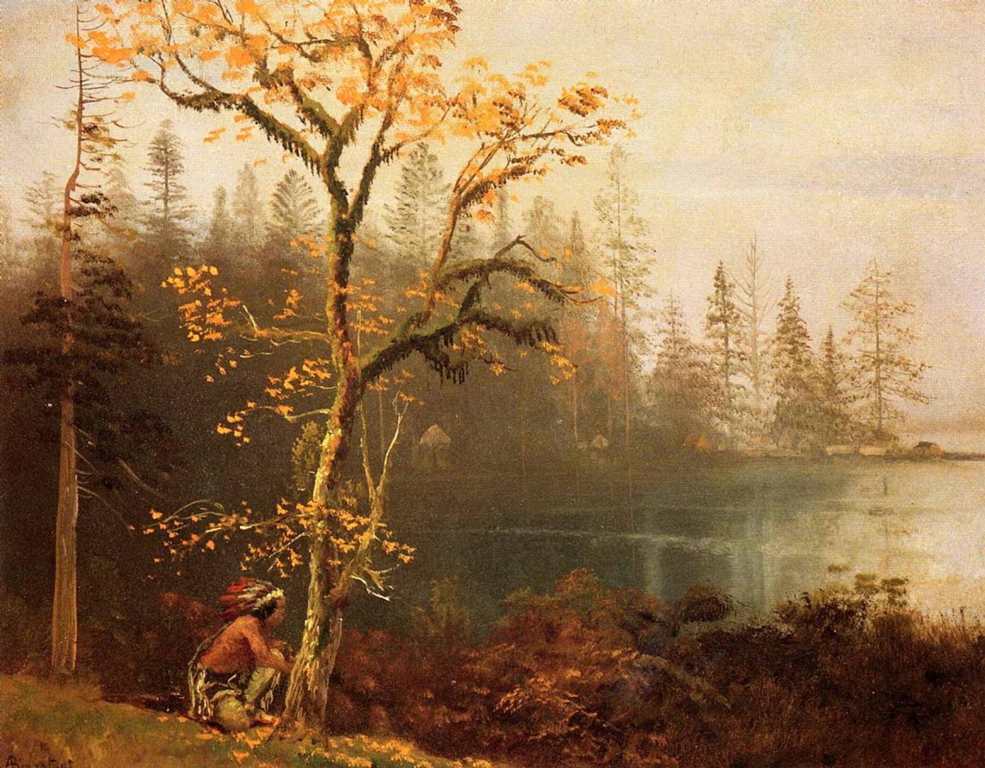Indian Scout by Albert Bierstadt