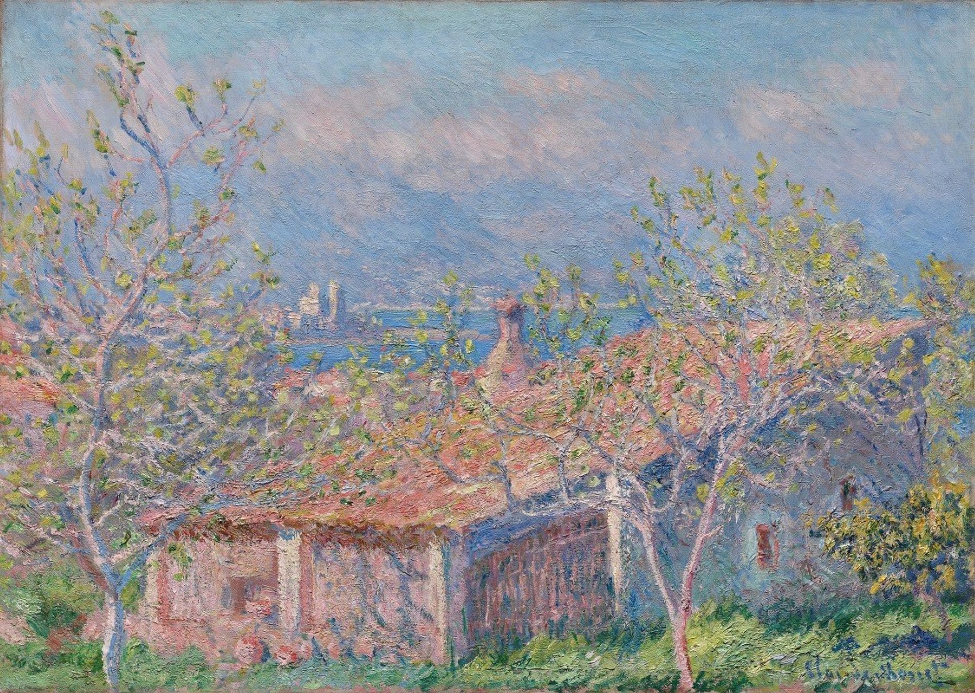 Gardener’s House at Antibes by Claude Monet