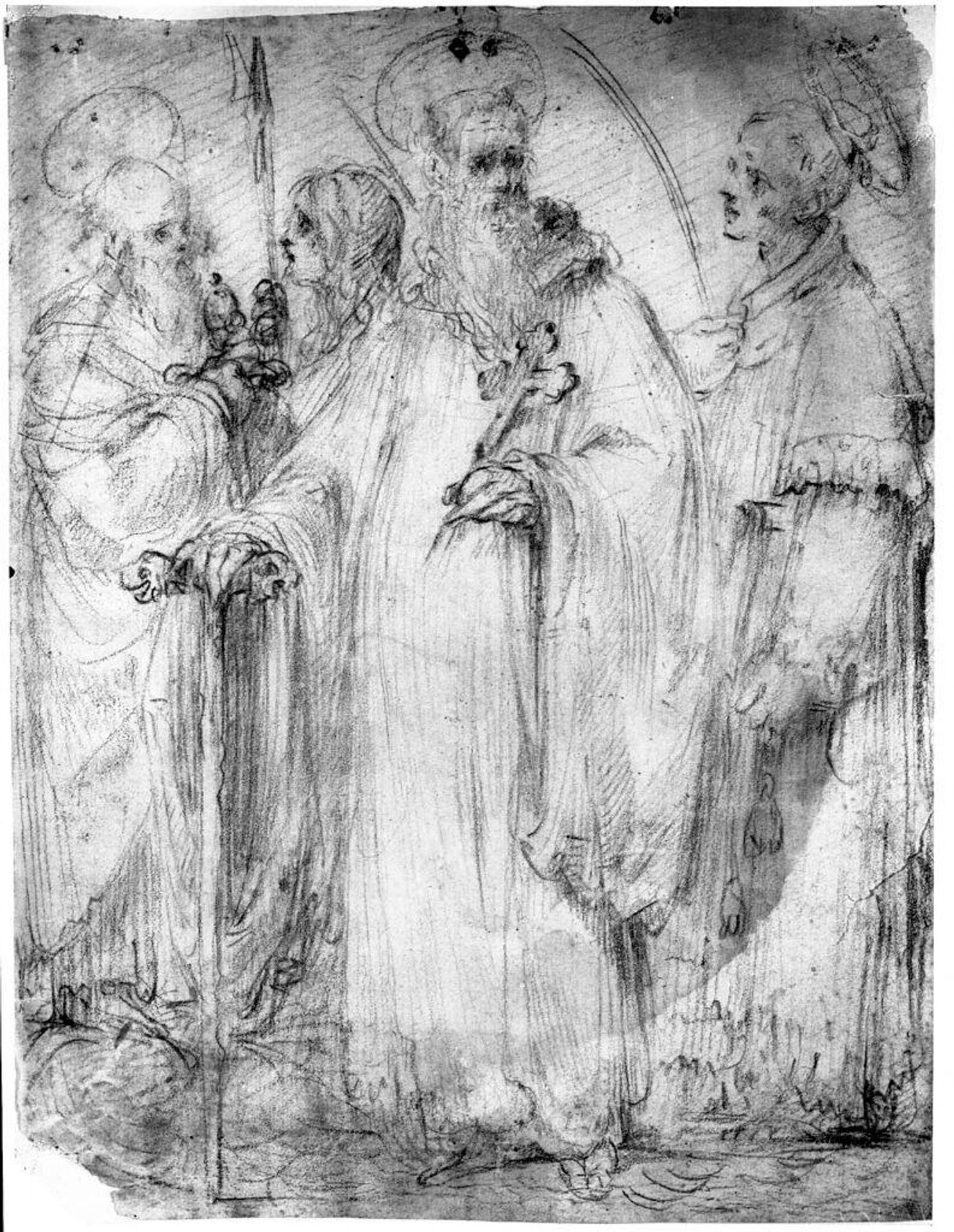 Four Saints by Francesco, called Cecco Bravo Montelatici
