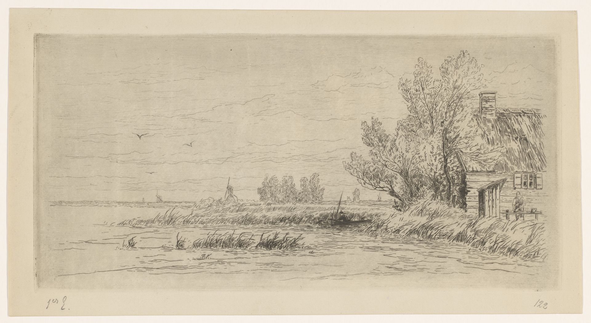 Loosdrechtse Plassen by Carel Nicolaas Storm van 's-Gravesande