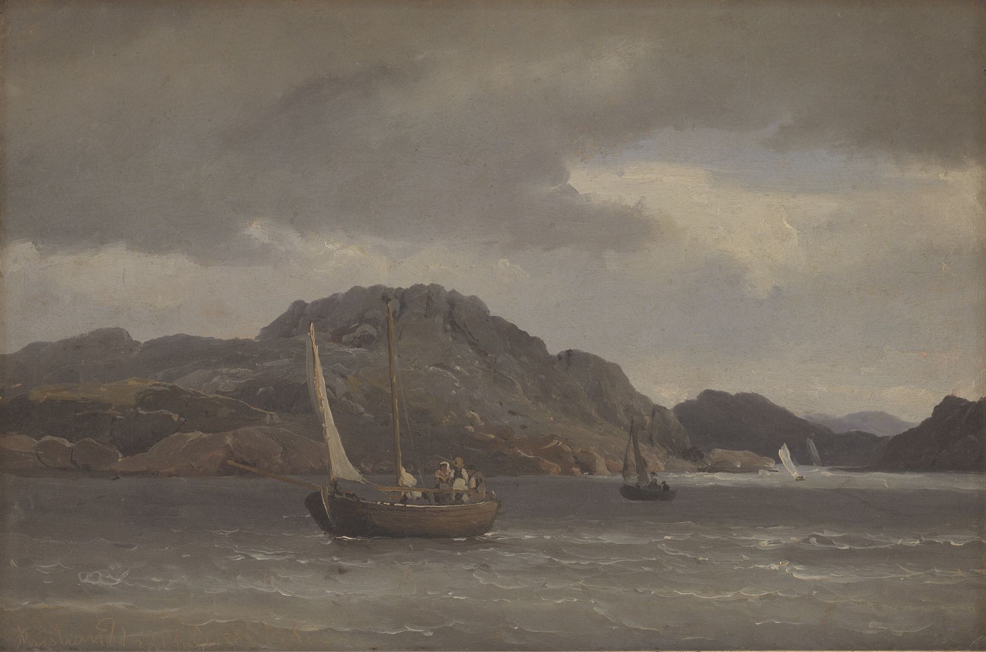 The Skerries at Marstrand. Sweden by C.F. Sørensen