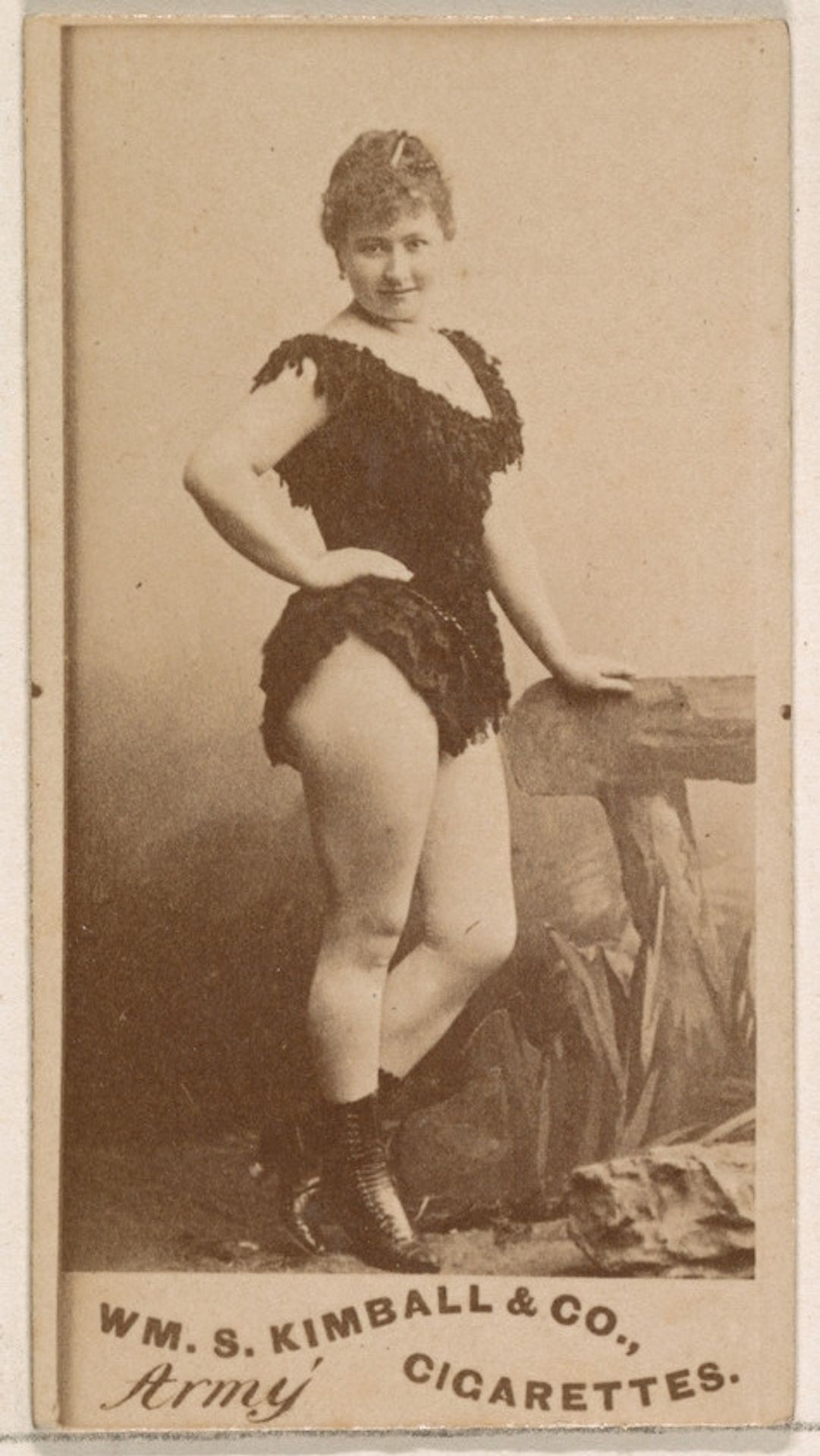Miss Army, from the Actresses series (N203) issued by Wm. S. Kimball & Co. by William S. Kimball & Company