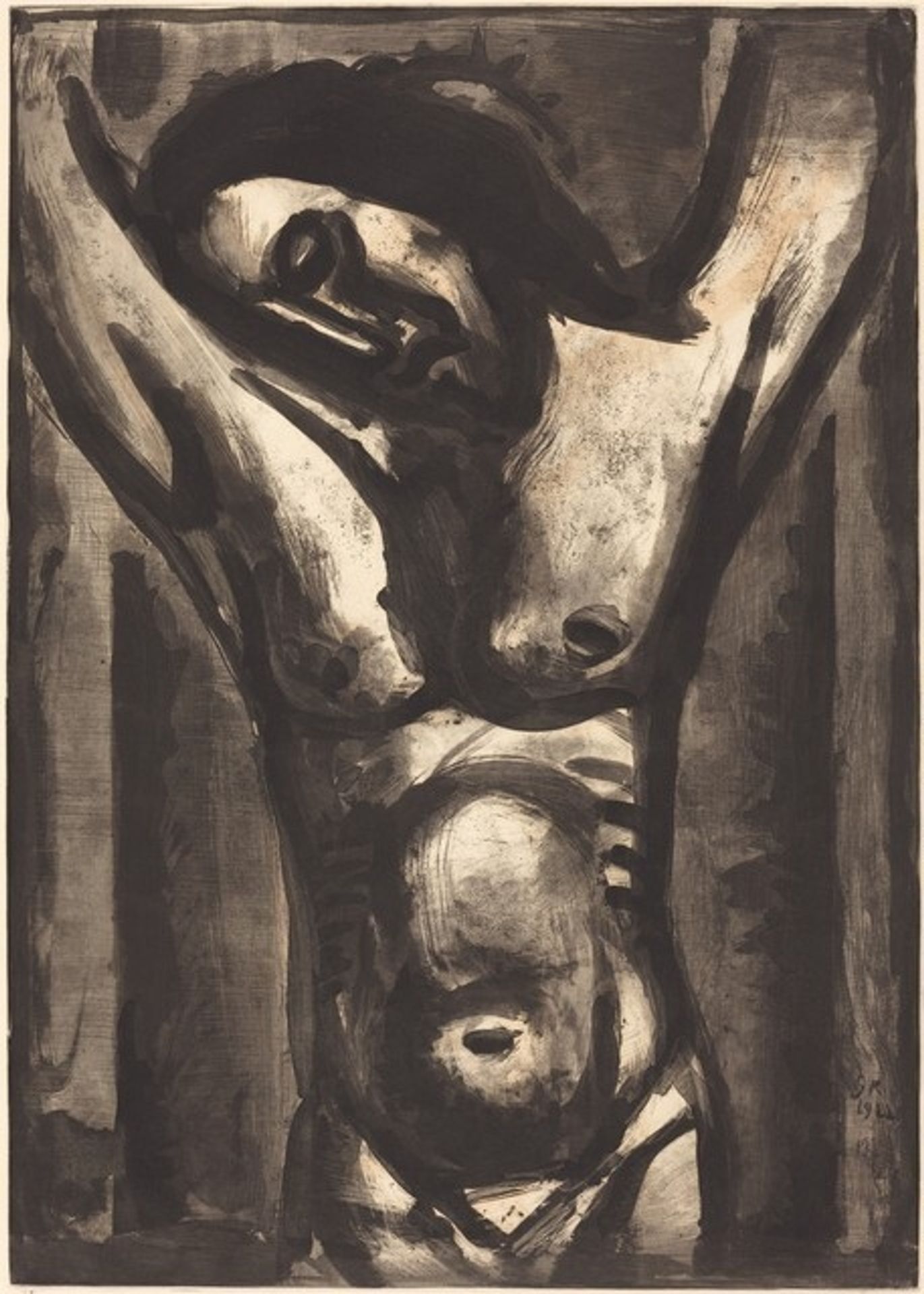 "Jesus sera en agonie jusqu'a la fin du monde..." by Georges Rouault