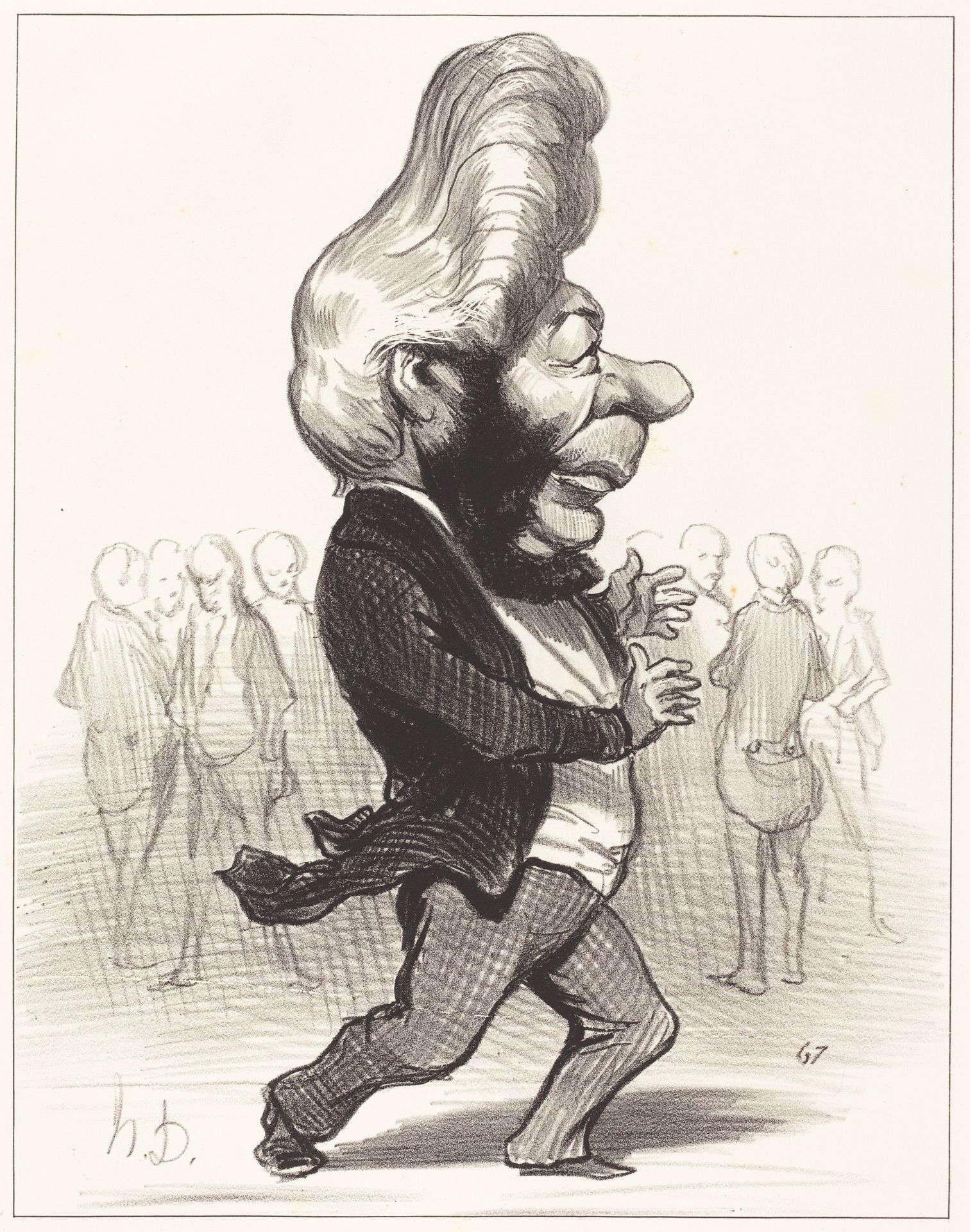 Ferdinand Favre by Honoré Daumier