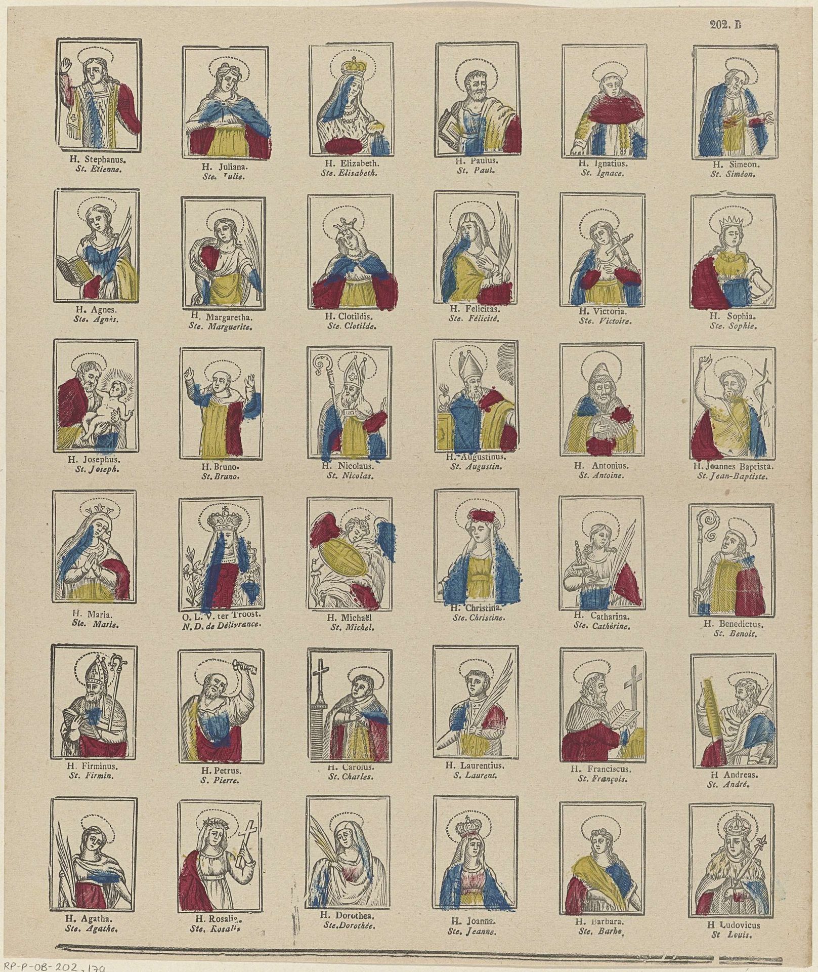 Heiligen by Philippus Jacobus Brepols
