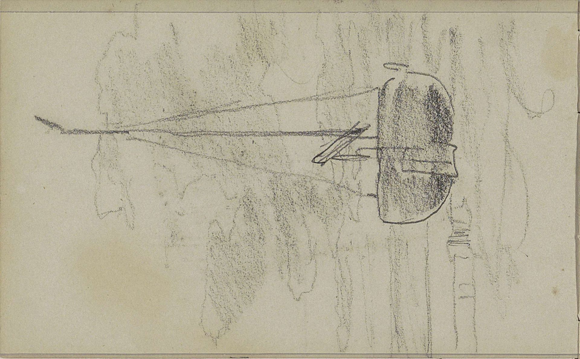 Zeilschip op het strand by Anton Mauve