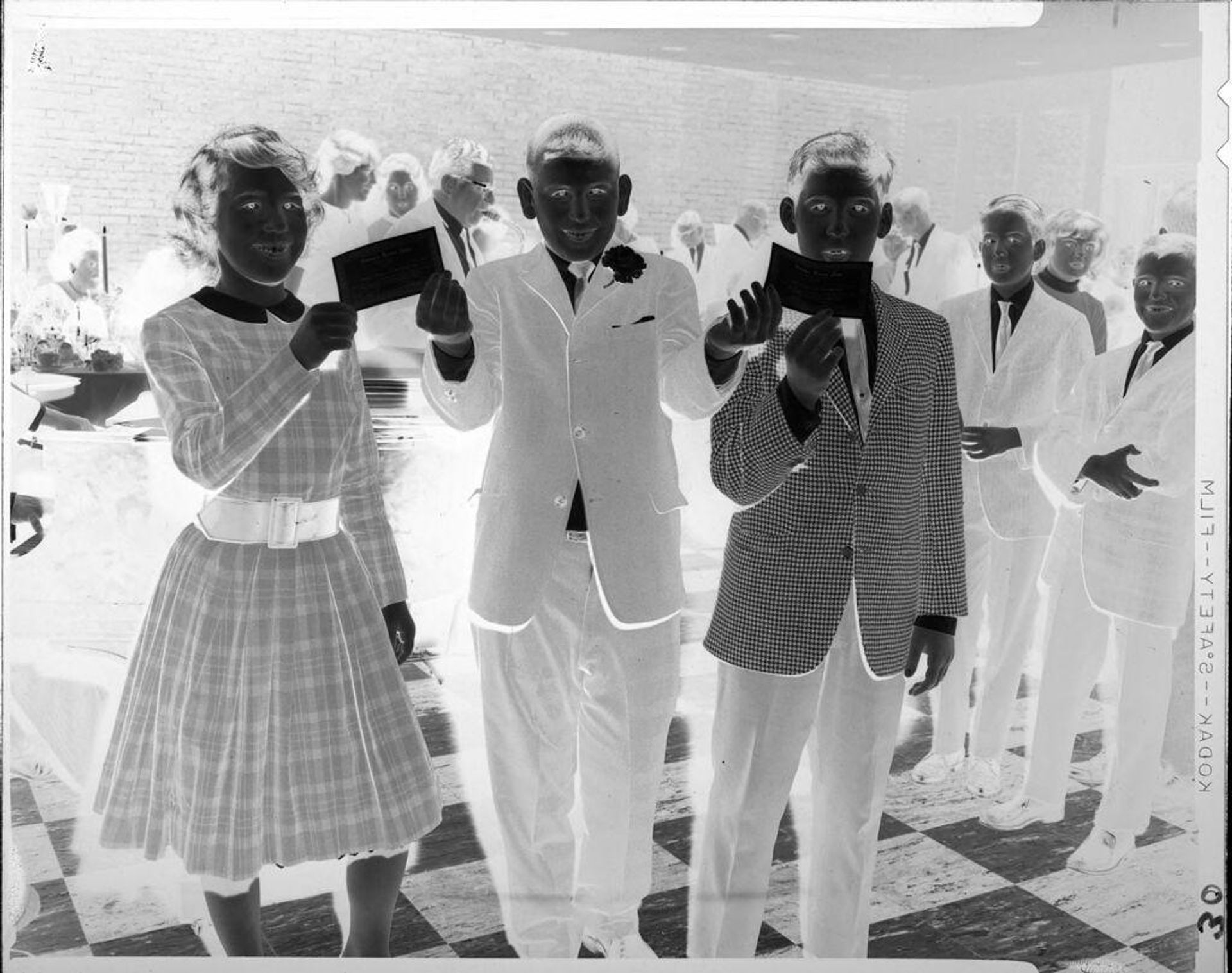 Untitled (children at bar mitzvah) by John Howell