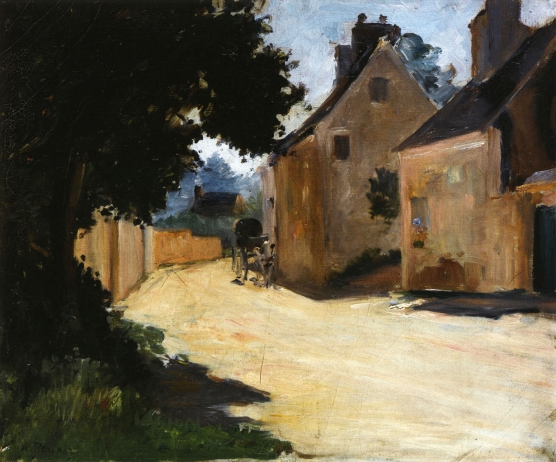Village Street, Louveciennes by Pierre-Auguste Renoir