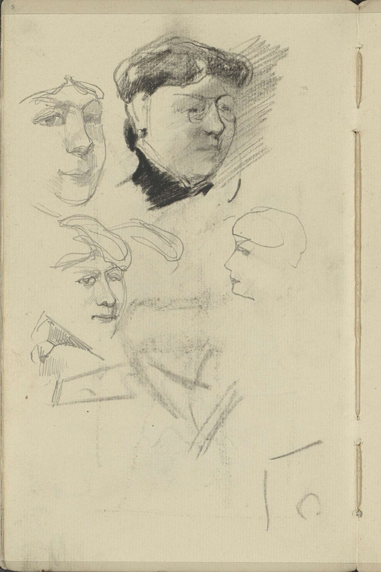Vrouwenhoofden by George Hendrik Breitner
