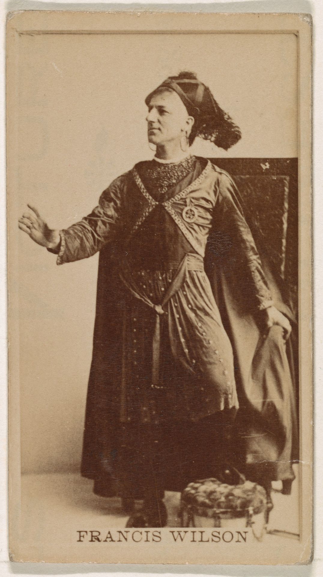 Francis Wilson, from the Actresses series (N245) issued by Kinney Brothers to promote Sweet Caporal Cigarettes by Kinney Brothers Tobacco Company