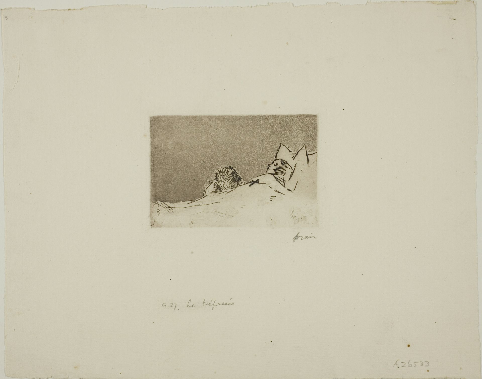 The Dead Girl by Jean-Louis Forain