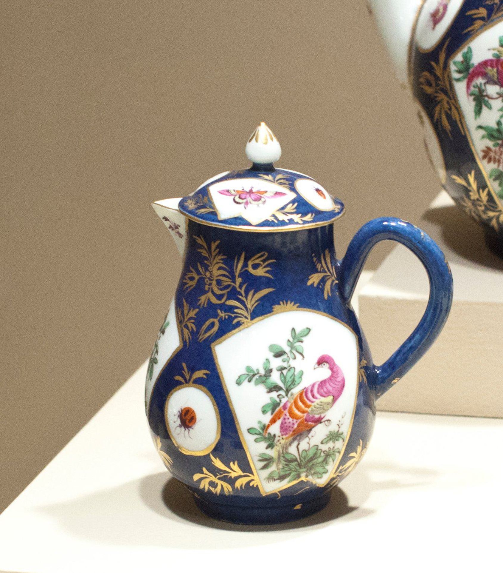 Covered Cream Jug by Worcester Porcelain Works (a.k.a. Royal Worcester Porcelain Company)