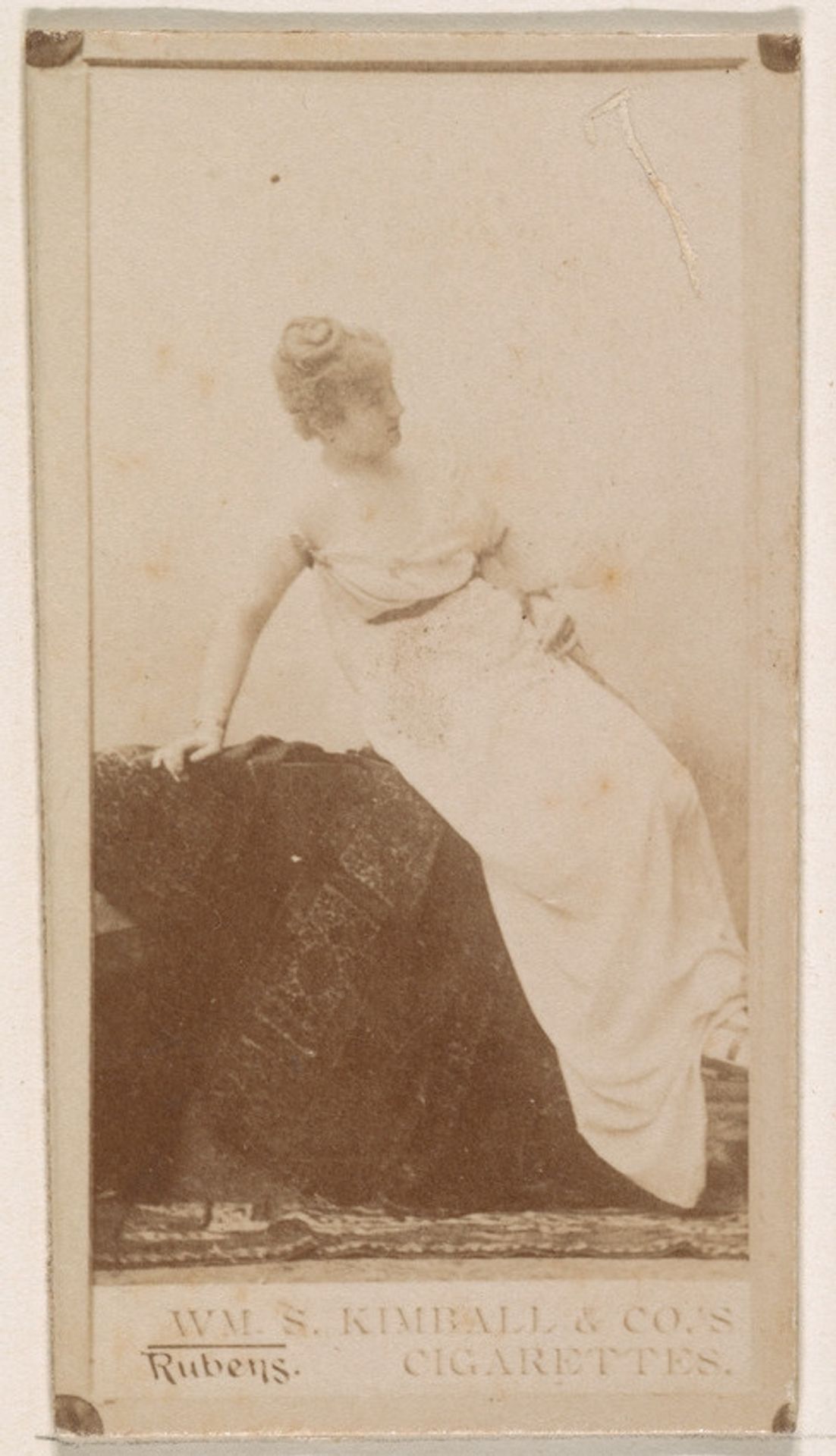 Miss Rubens, from the Actresses series (N203) issued by Wm. S. Kimball & Co. by William S. Kimball & Company