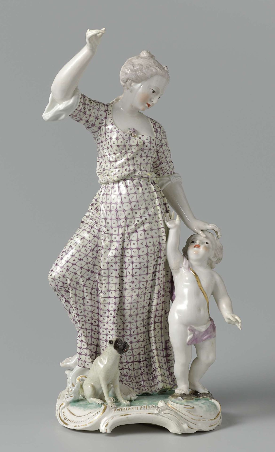 Figure of Venus and Amor by Porzellanmanufaktur Frankenthal