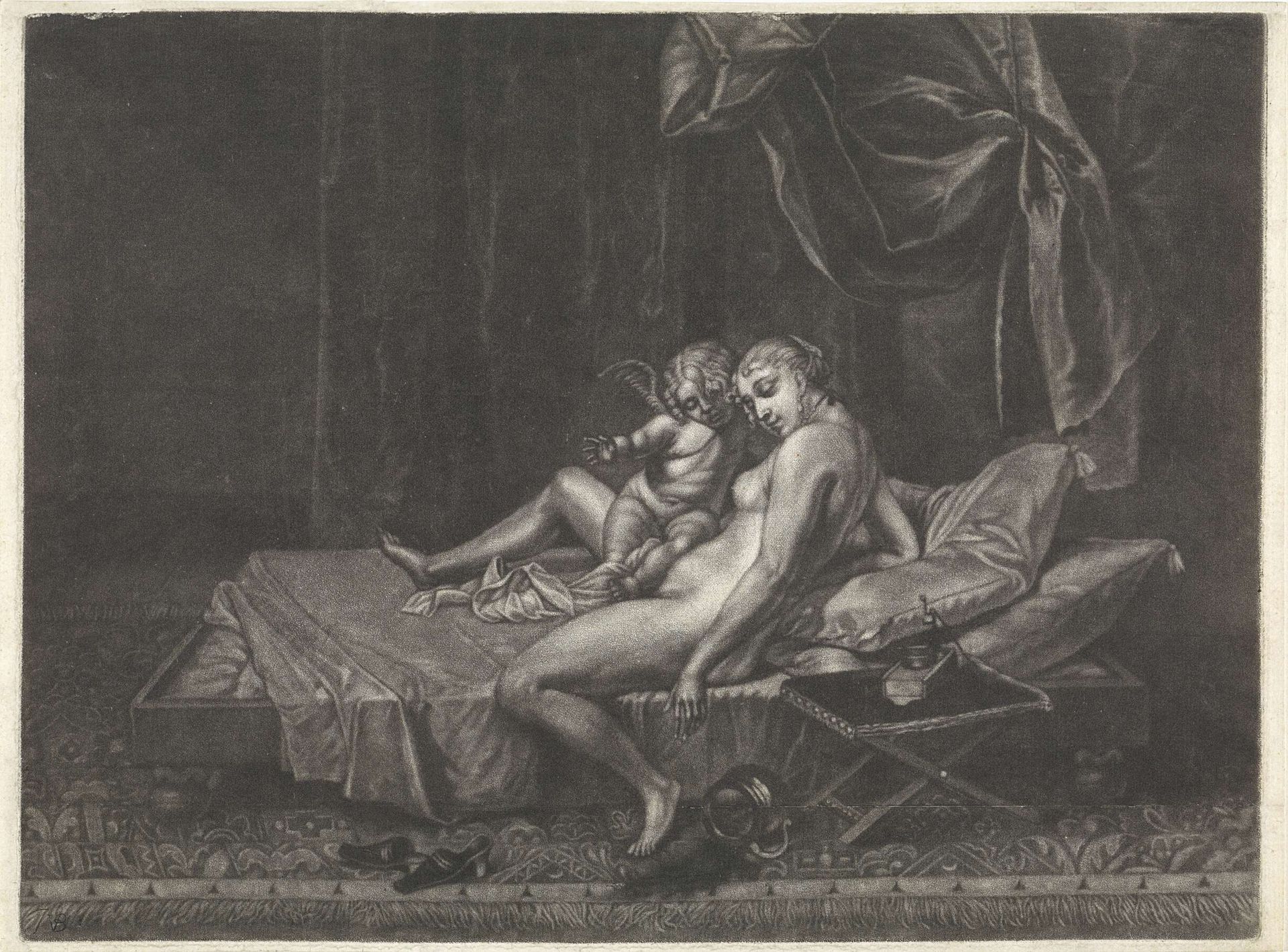 Venus en Amor by Jan van der Bruggen