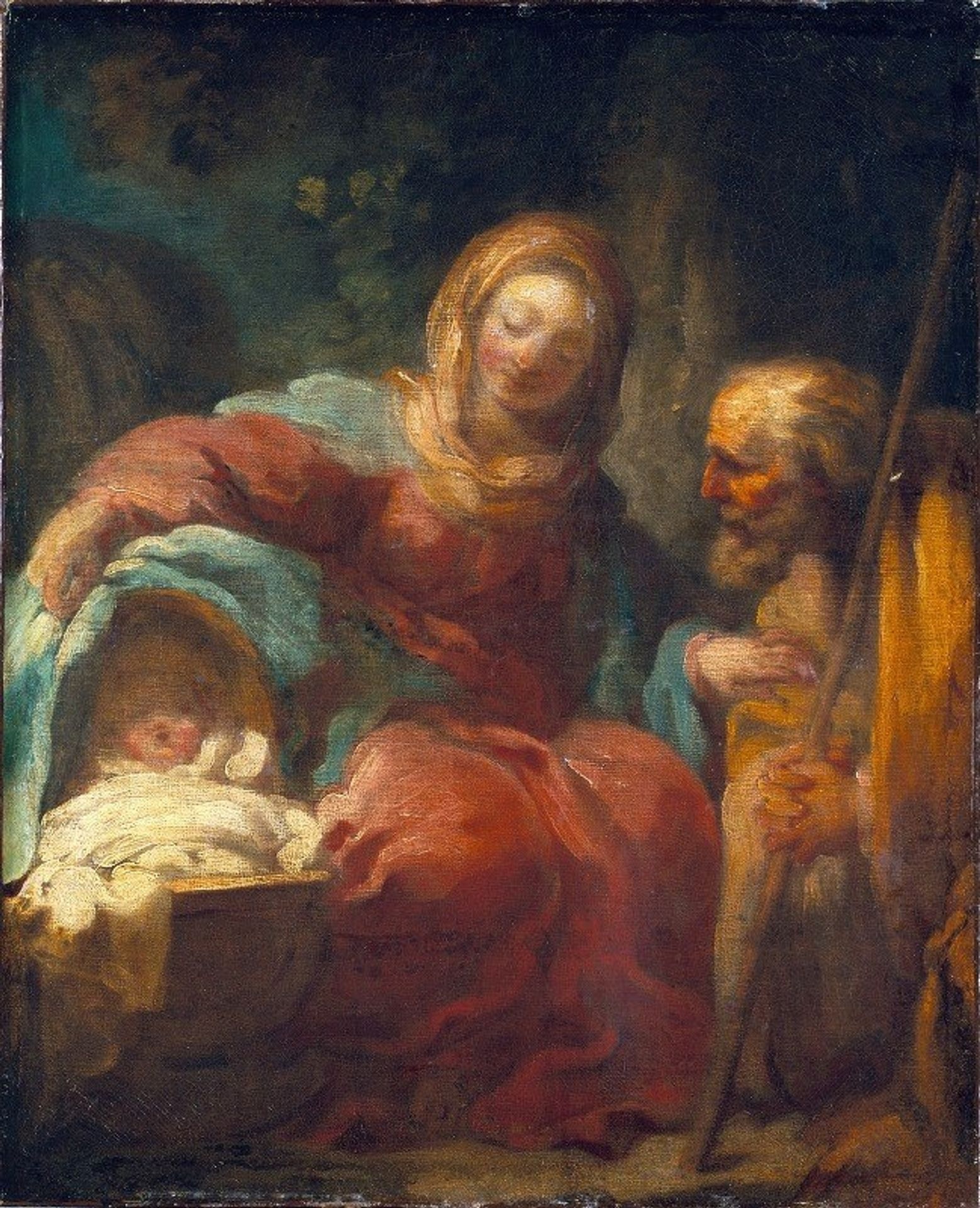 The Rest on the Flight into Egypt by Jean-Honoré Fragonard
