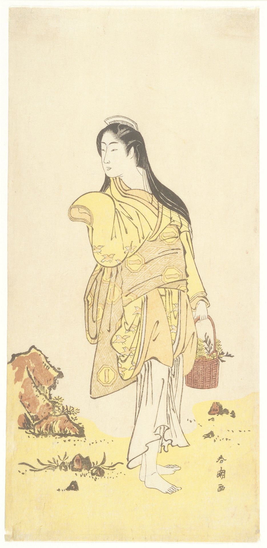 Actor Azuma Tōzō III as the Ghost of Sotokuin by Katsukawa Shunchō