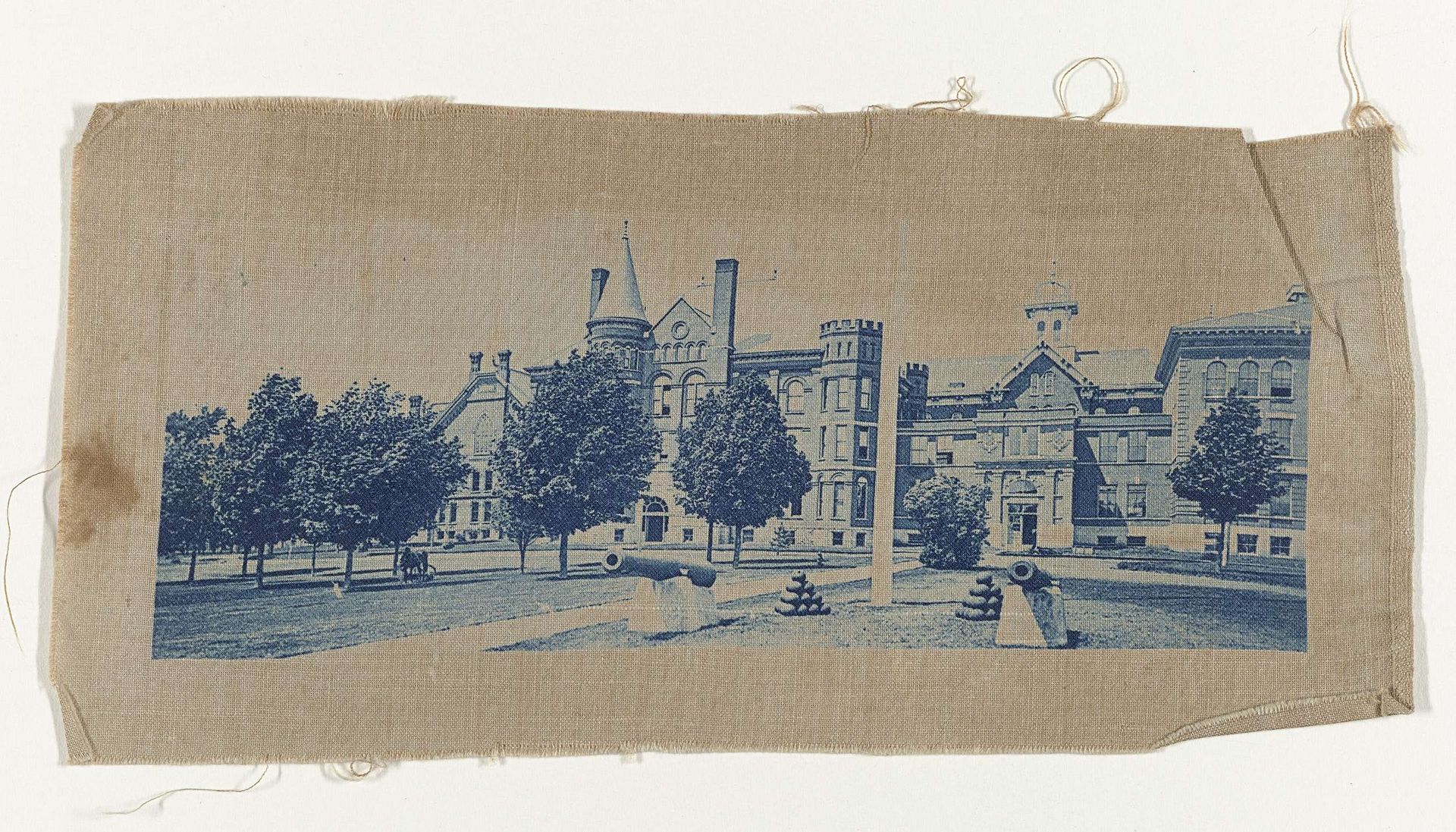 South Hall, Administration Building en North Hall van Iowa State Normal School, Cedar Falls by Veatch