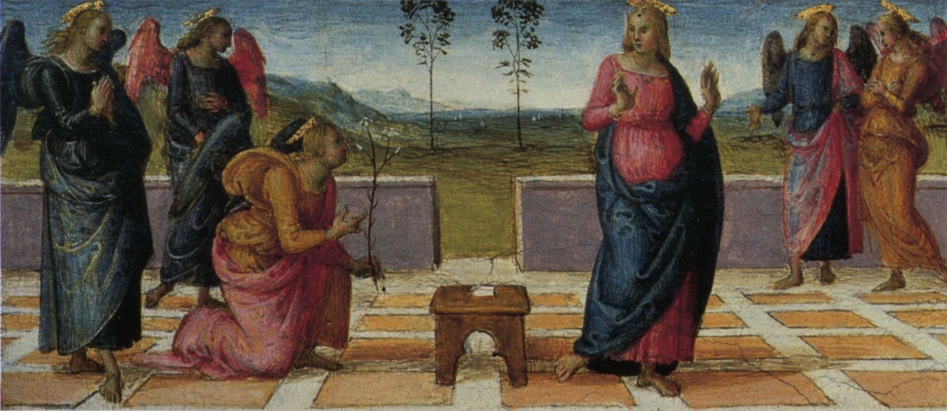 Madonna of Loreta (Annunciation) by Pietro Perugino