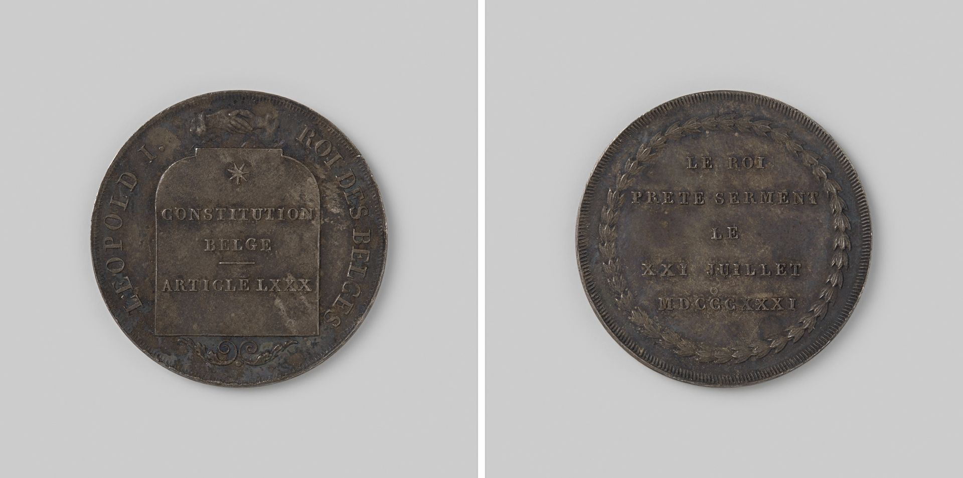 Eed van Leopold van Saksen-Coburg op de constitutie by Anonymous