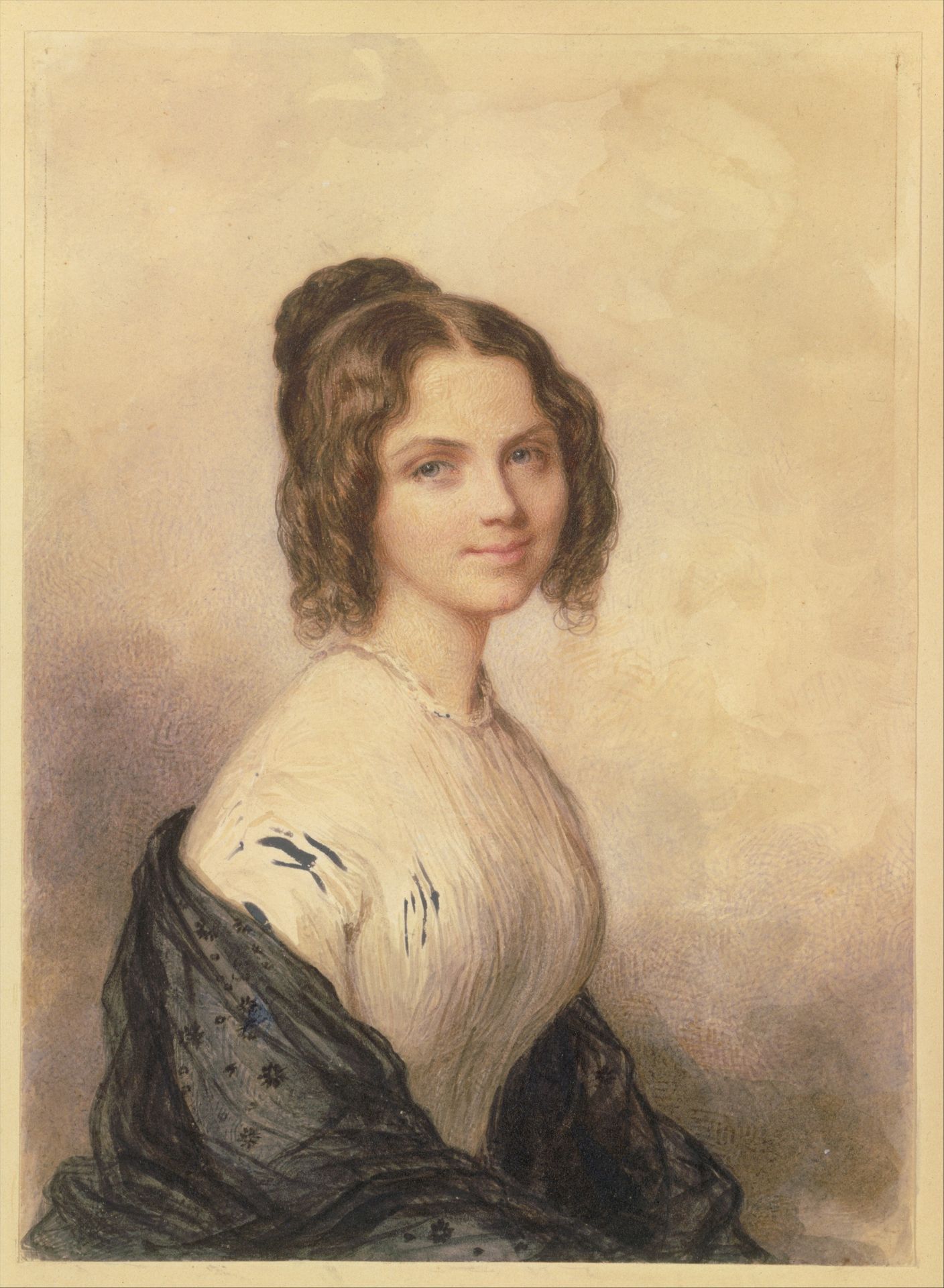 Anne Charlotte Lynch (Later Mrs. Vincenzo Botta) by Savinien Edme Dubourjal