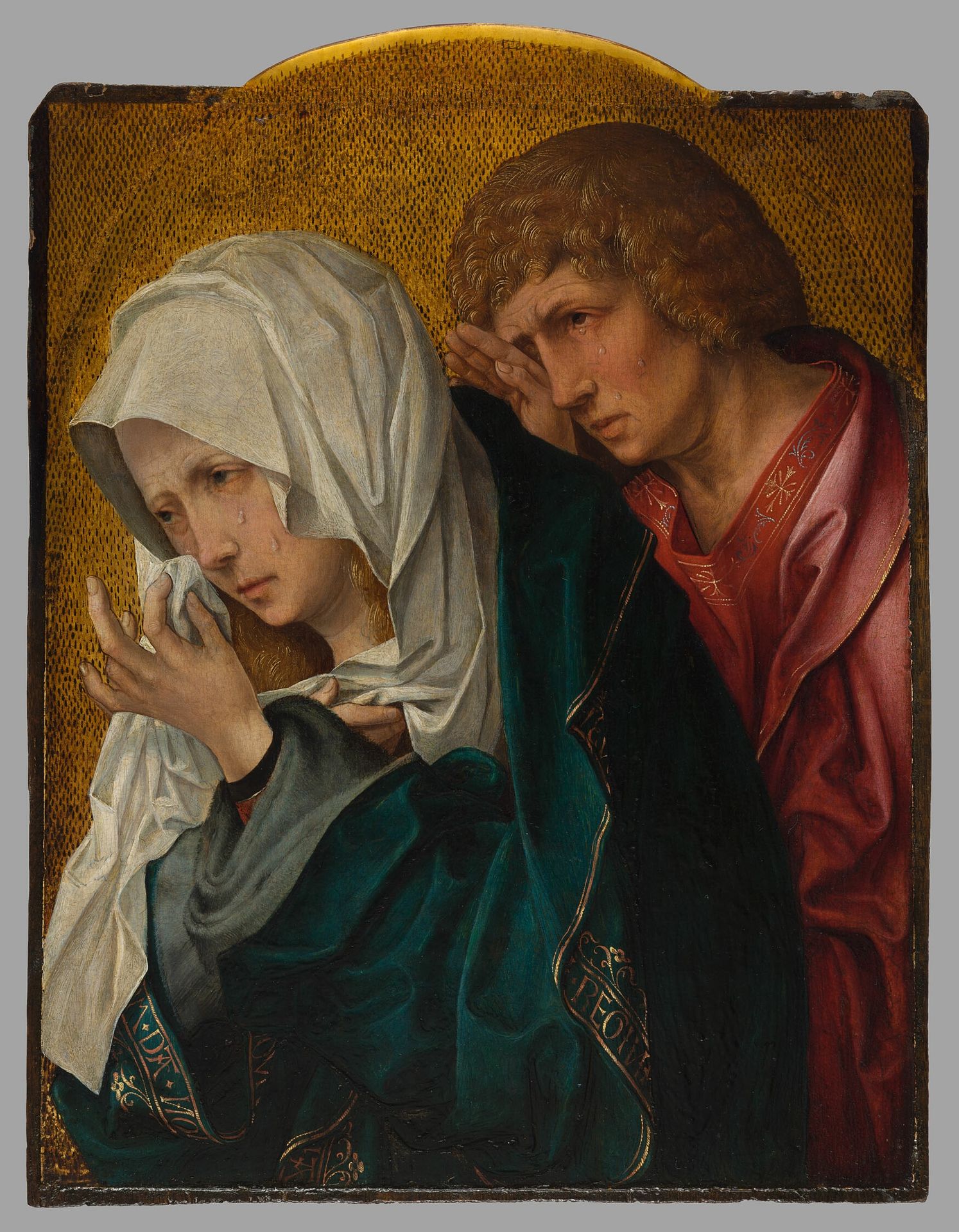 The Virgin and Saint John the Evangelist by Jacob Cornelisz van Oostsanen