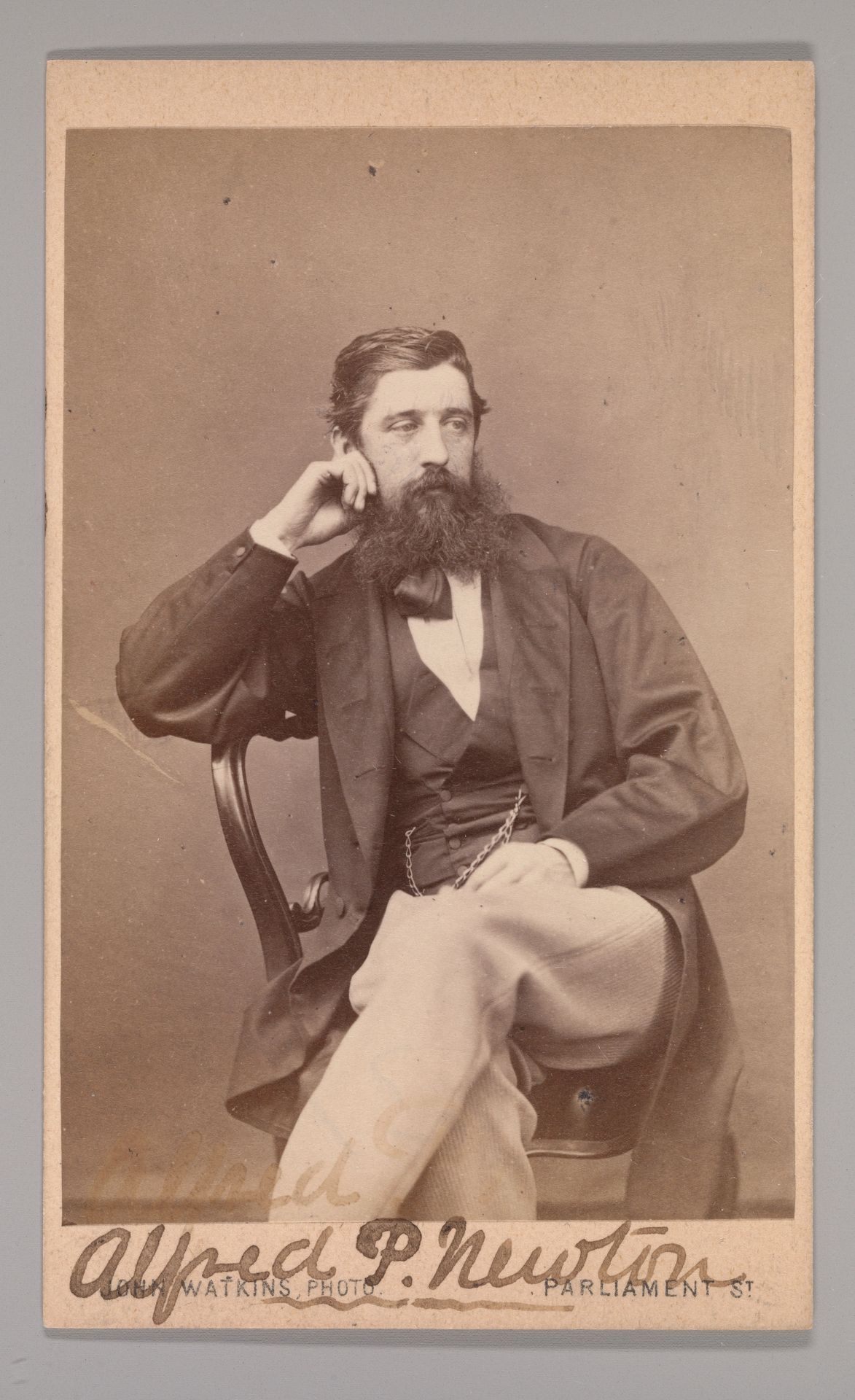 [Alfred Pizzey Newton] by John and Charles Watkins
