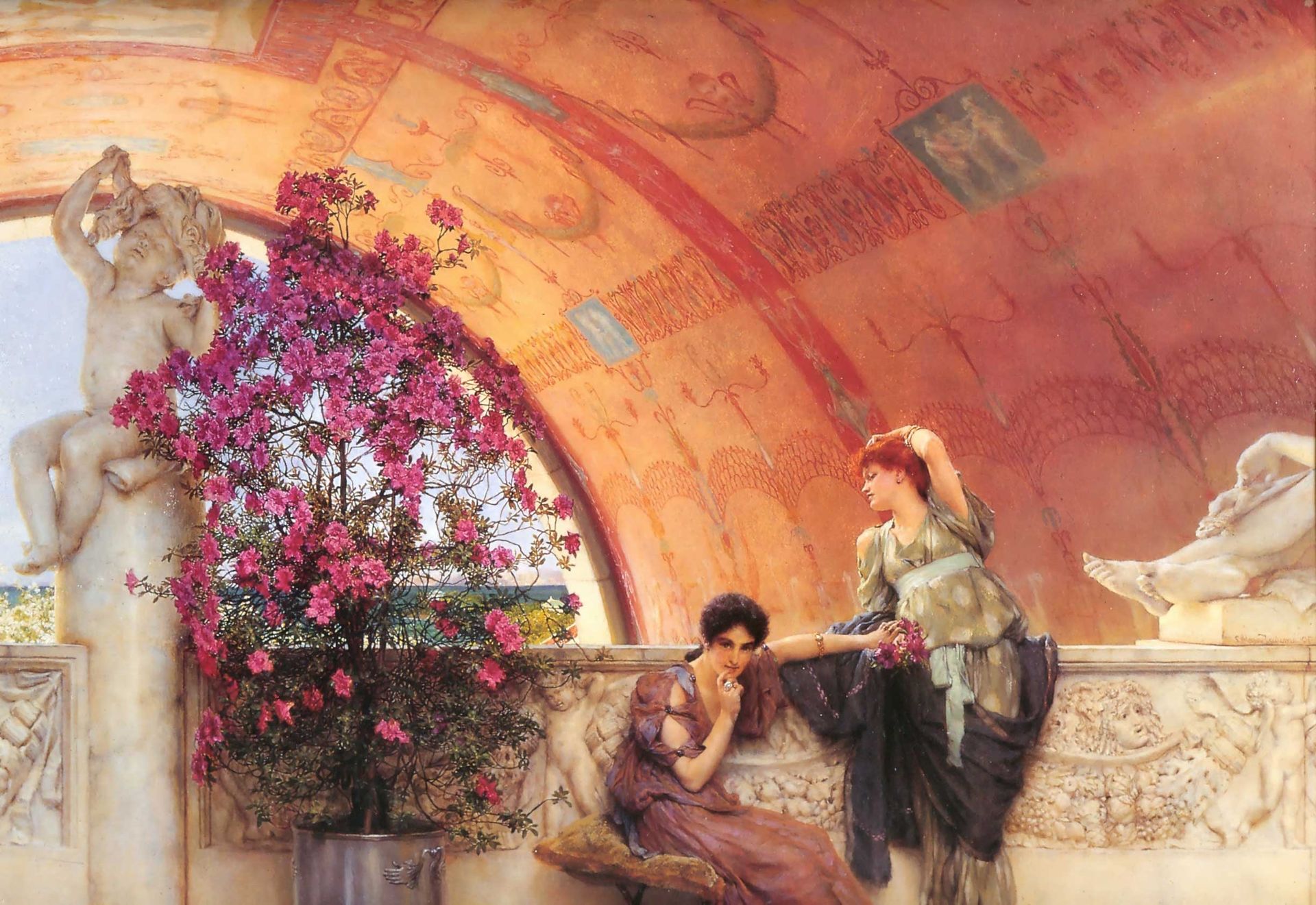 Unconscious Rivals by Lawrence Alma-Tadema