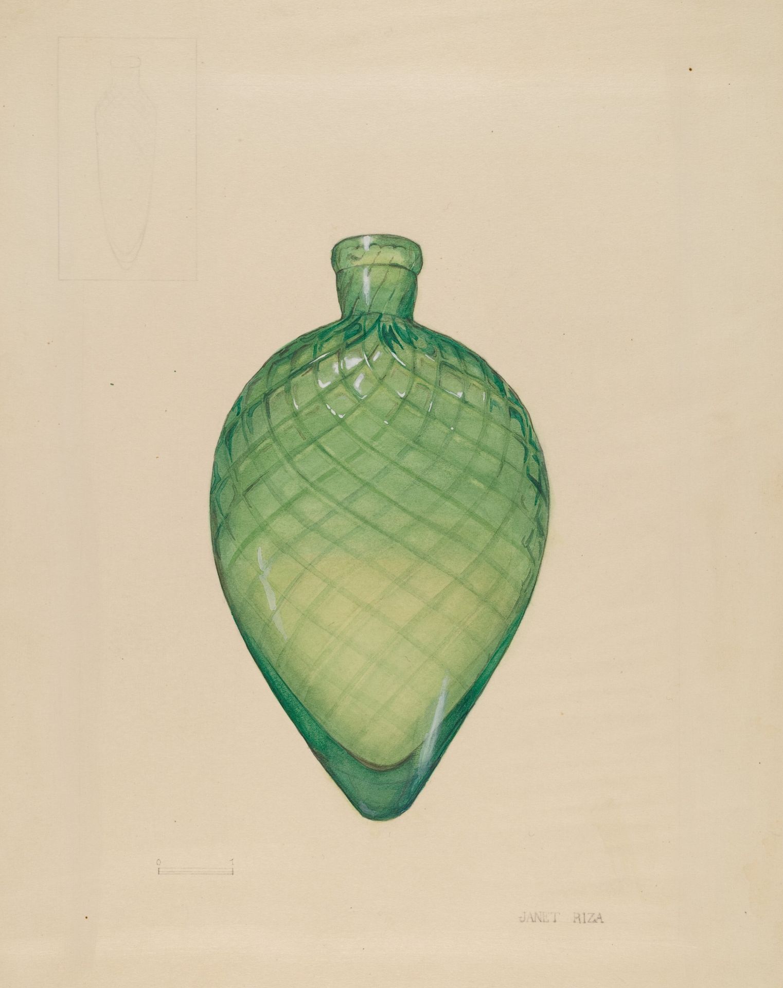 Flask by Janet Riza