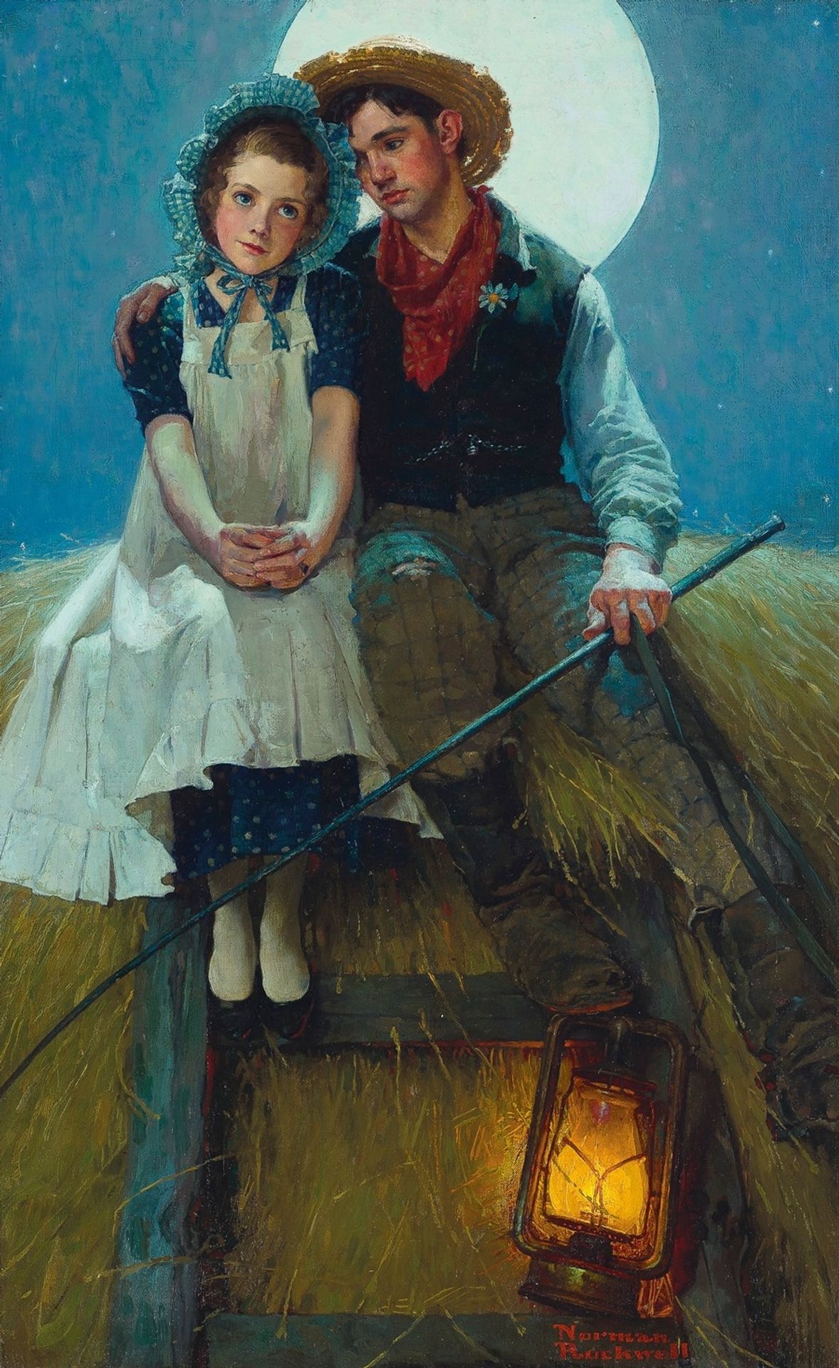 Harvest Moon by Norman Rockwell