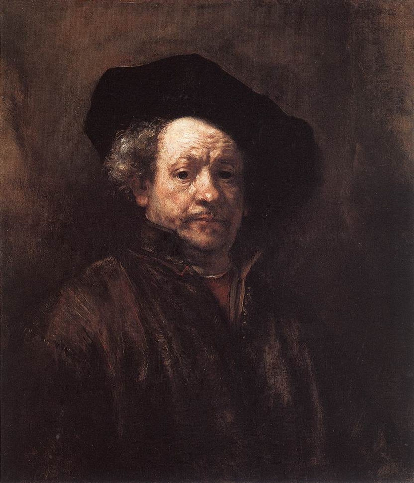 Self-portrait by Rembrandt van Rijn