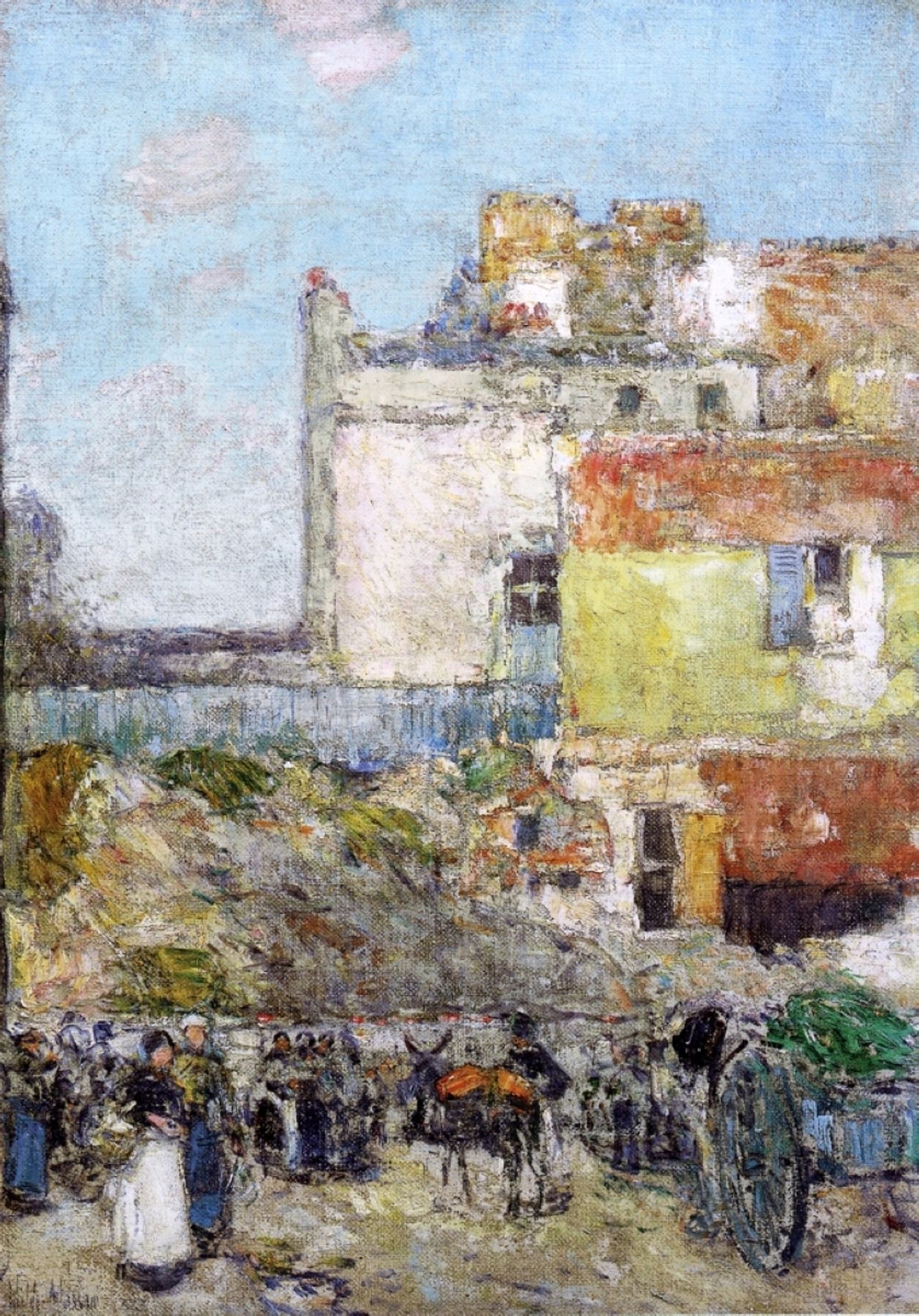 Marche, St. Pierre, Montmartre by Childe Hassam