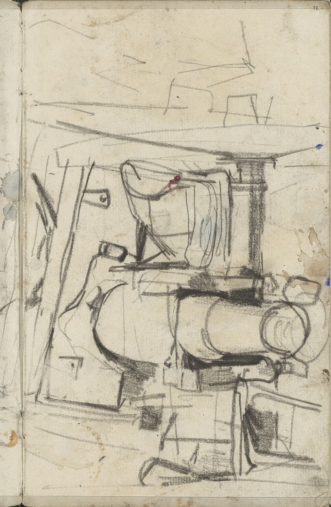 Kanon op affuit by George Hendrik Breitner