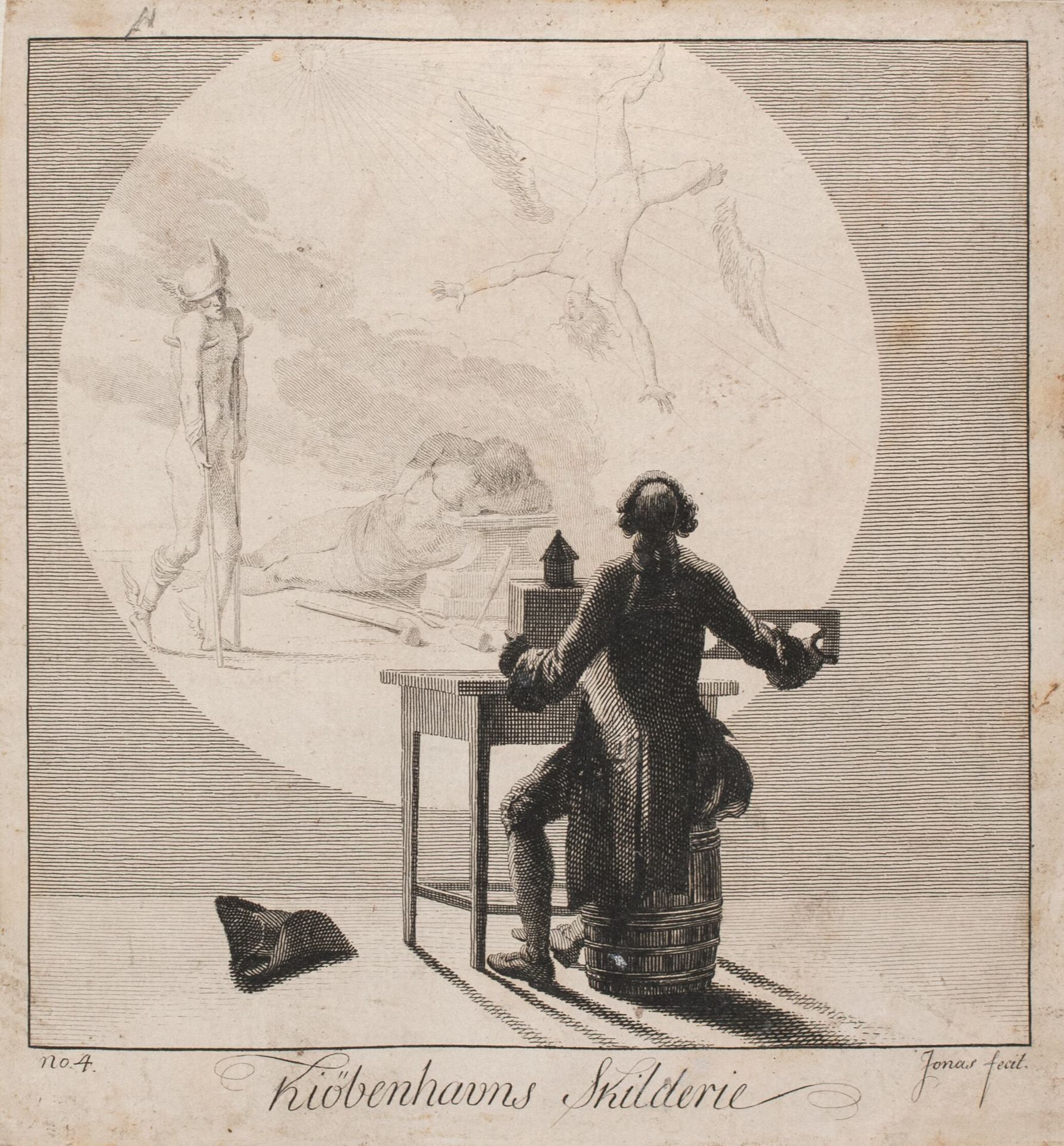 "Kiøbenhavns Skilderie". Nr. 4 by J.F. Clemens