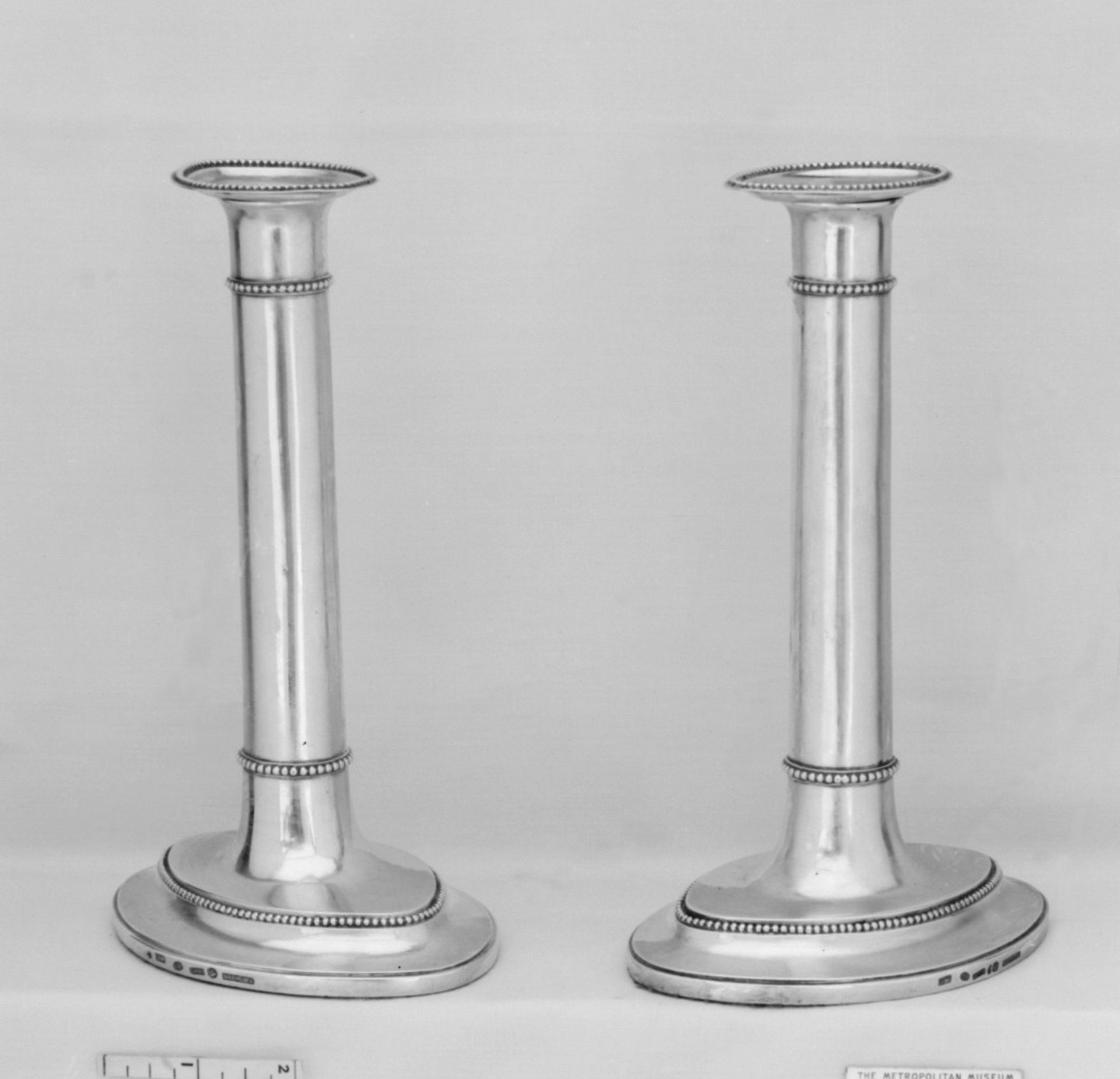 Candlesticks (one of a pair) by B. N.