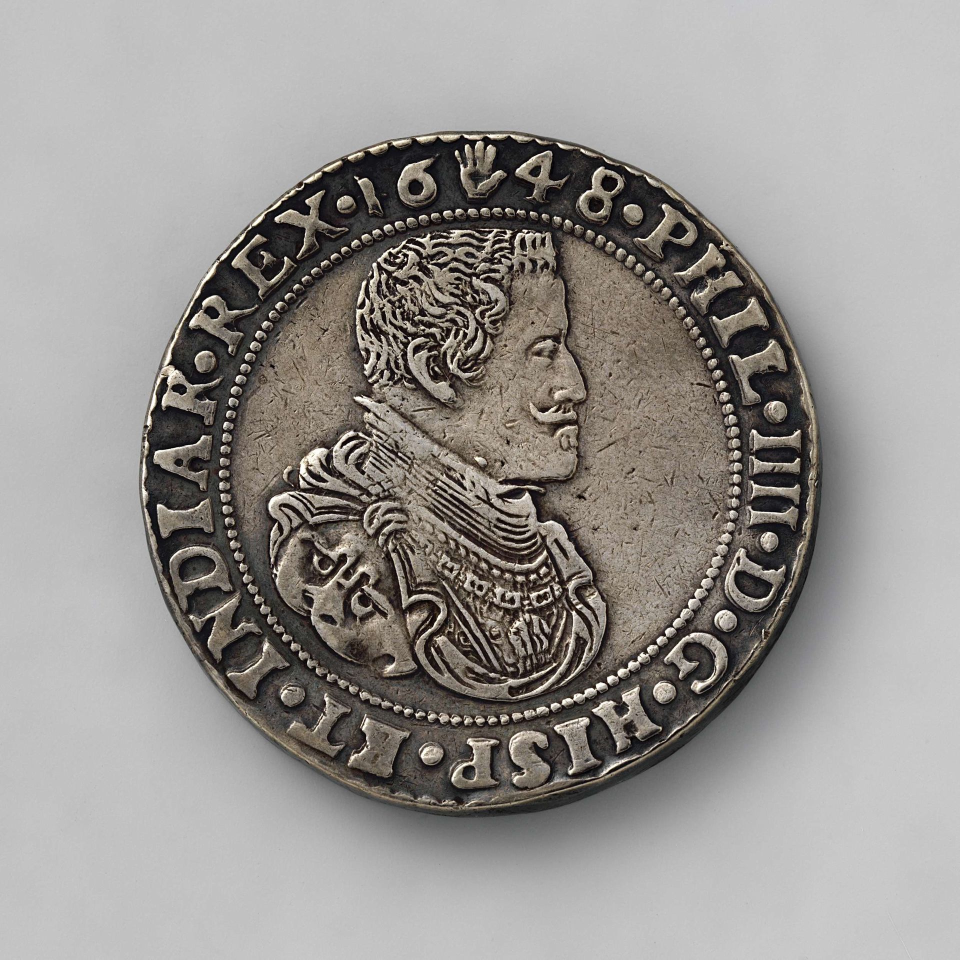 Piedfort van een dukaton uit Brabant van Philips IV, 1648 by Anonymous