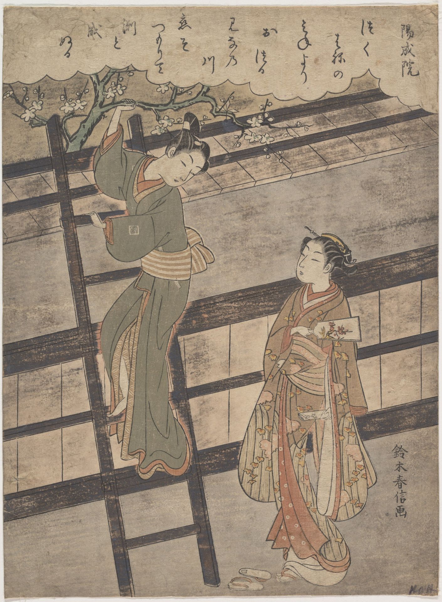 Yozei no In by Suzuki Harunobu 鈴木春信
