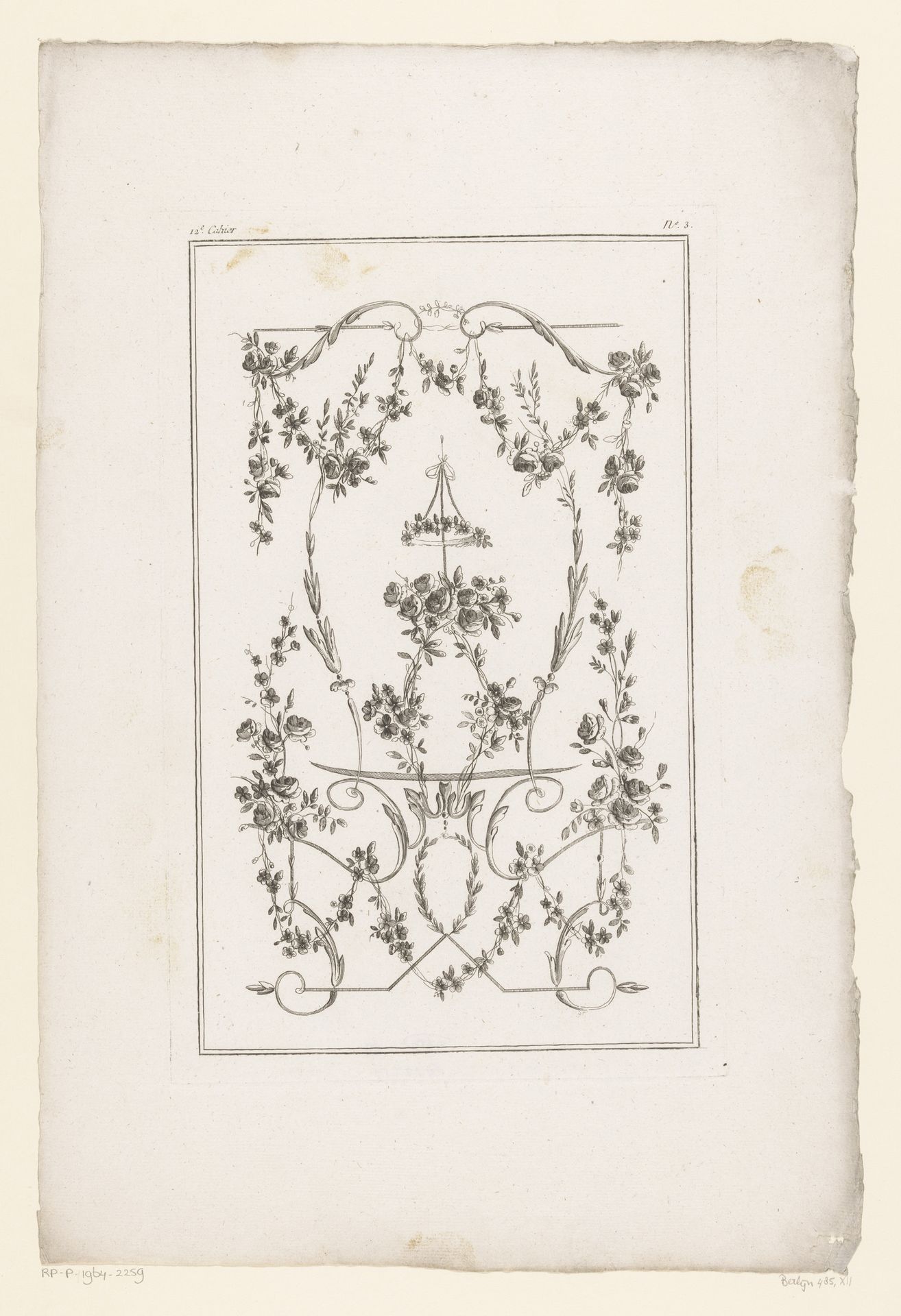 Paneel met bloemen by Jacques Juillet