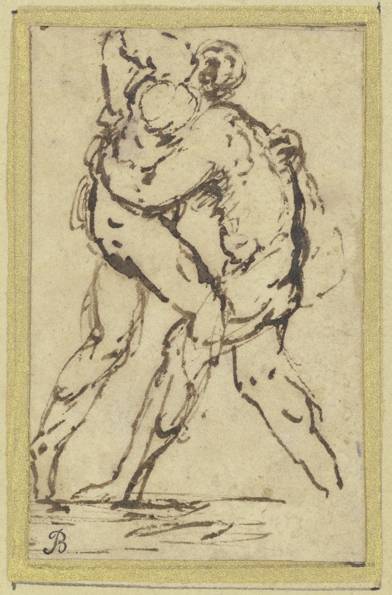 Studies of Wrestlers by Jusepe de Ribera