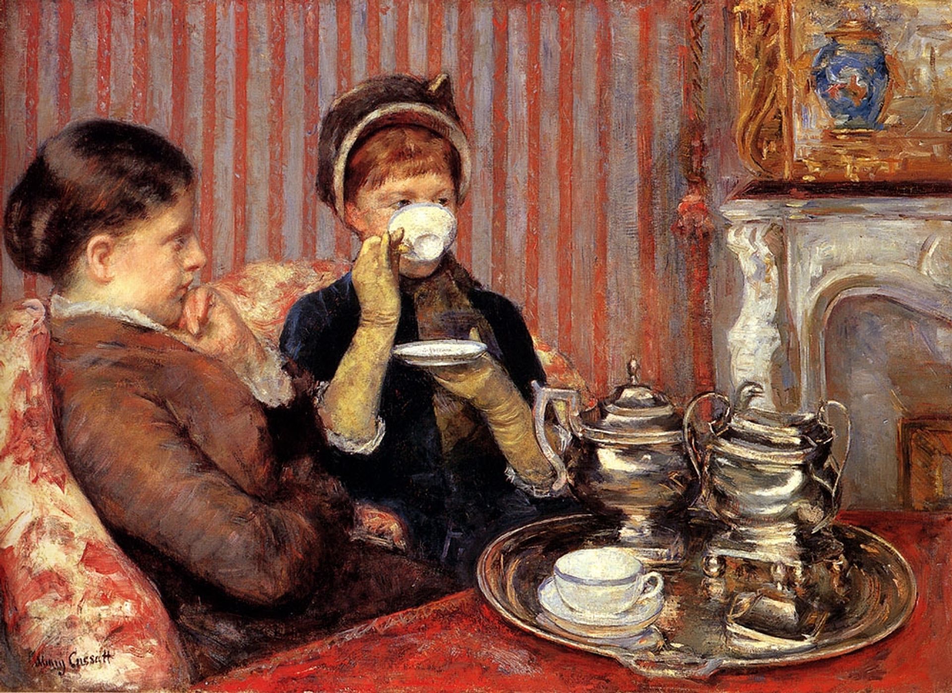 The Tea by Mary Cassatt