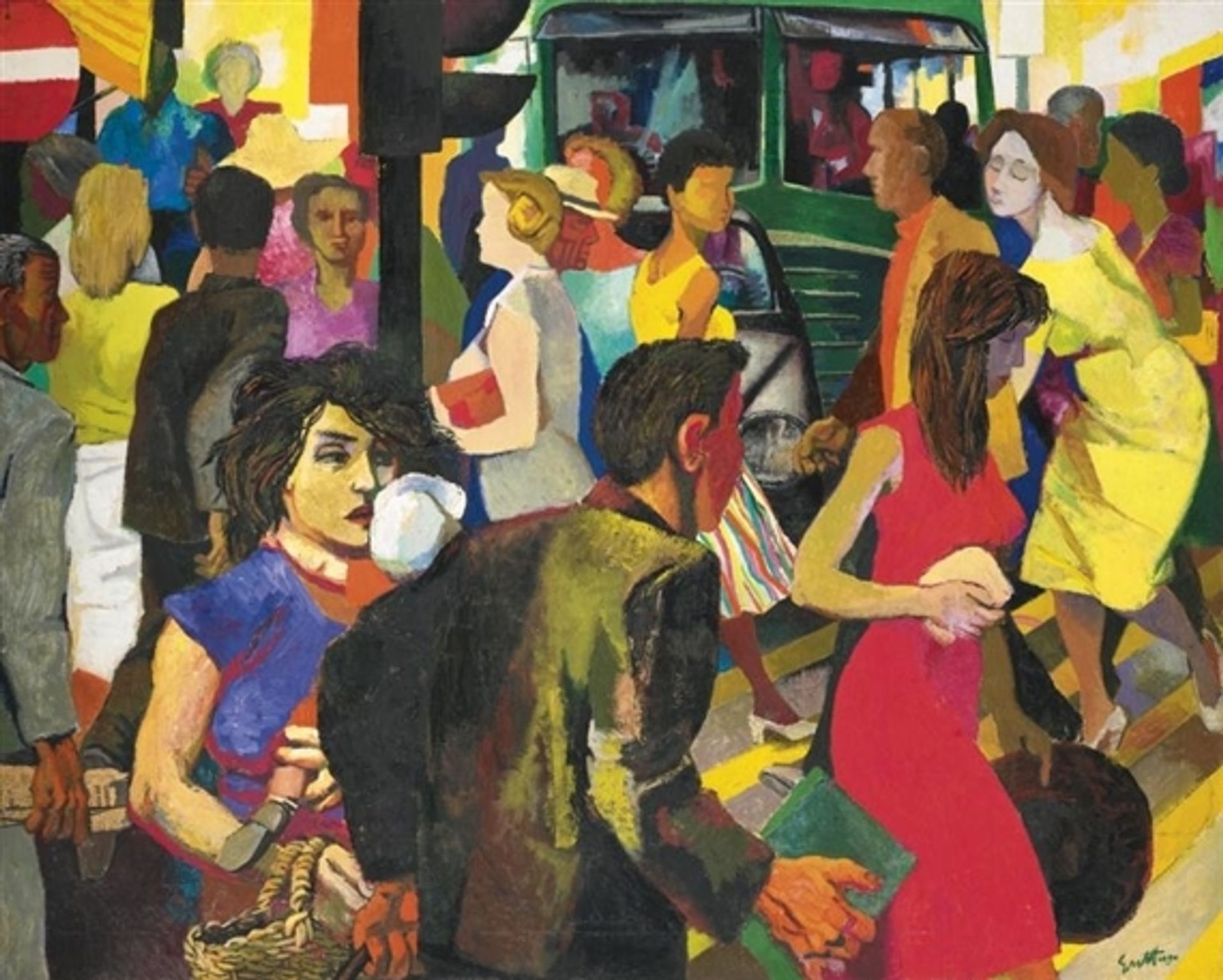 La Strada by Renato Guttuso