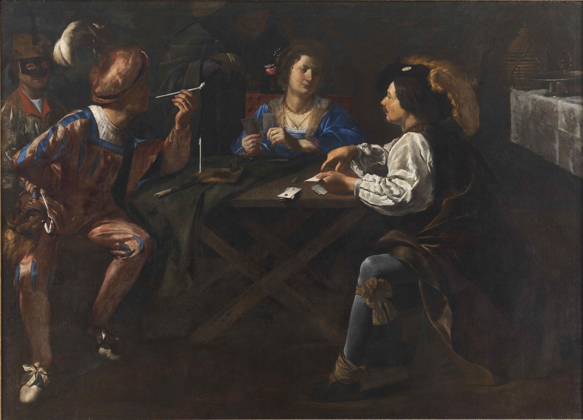Card Players by Gerard van Kuijl