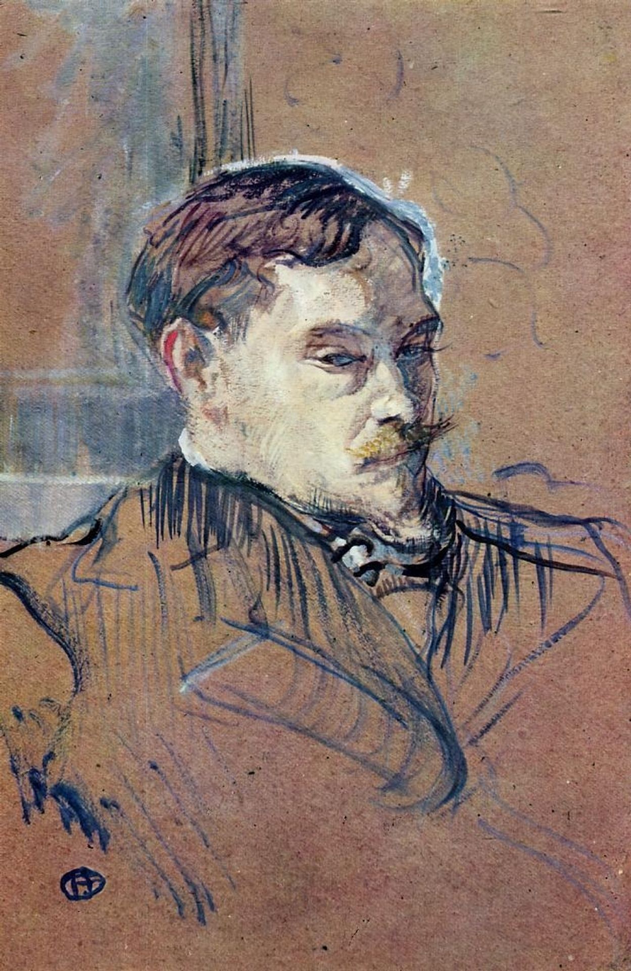 Romain Coolus by Henri de Toulouse-Lautrec
