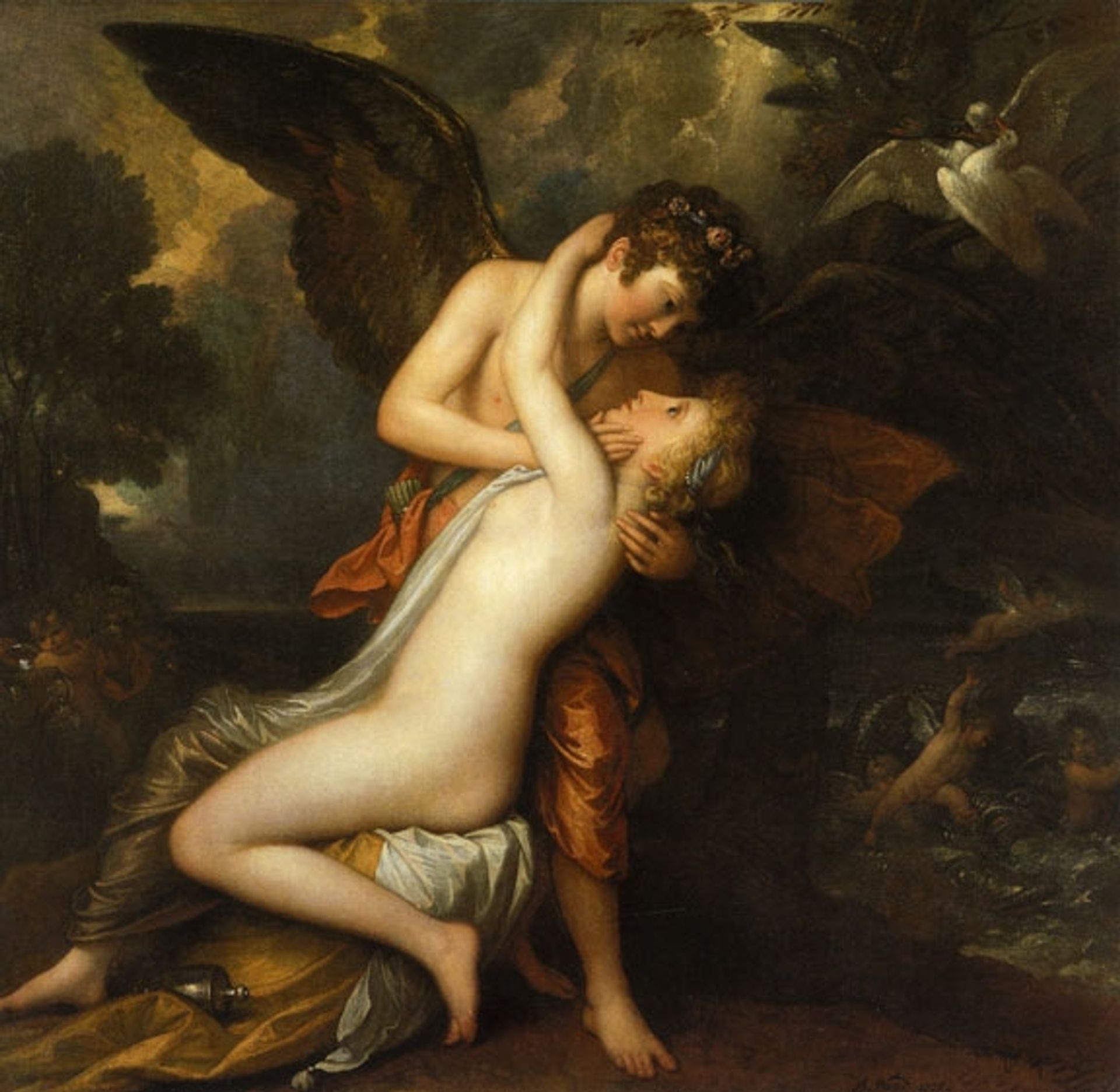Cupid and Psyche by Benjamin West