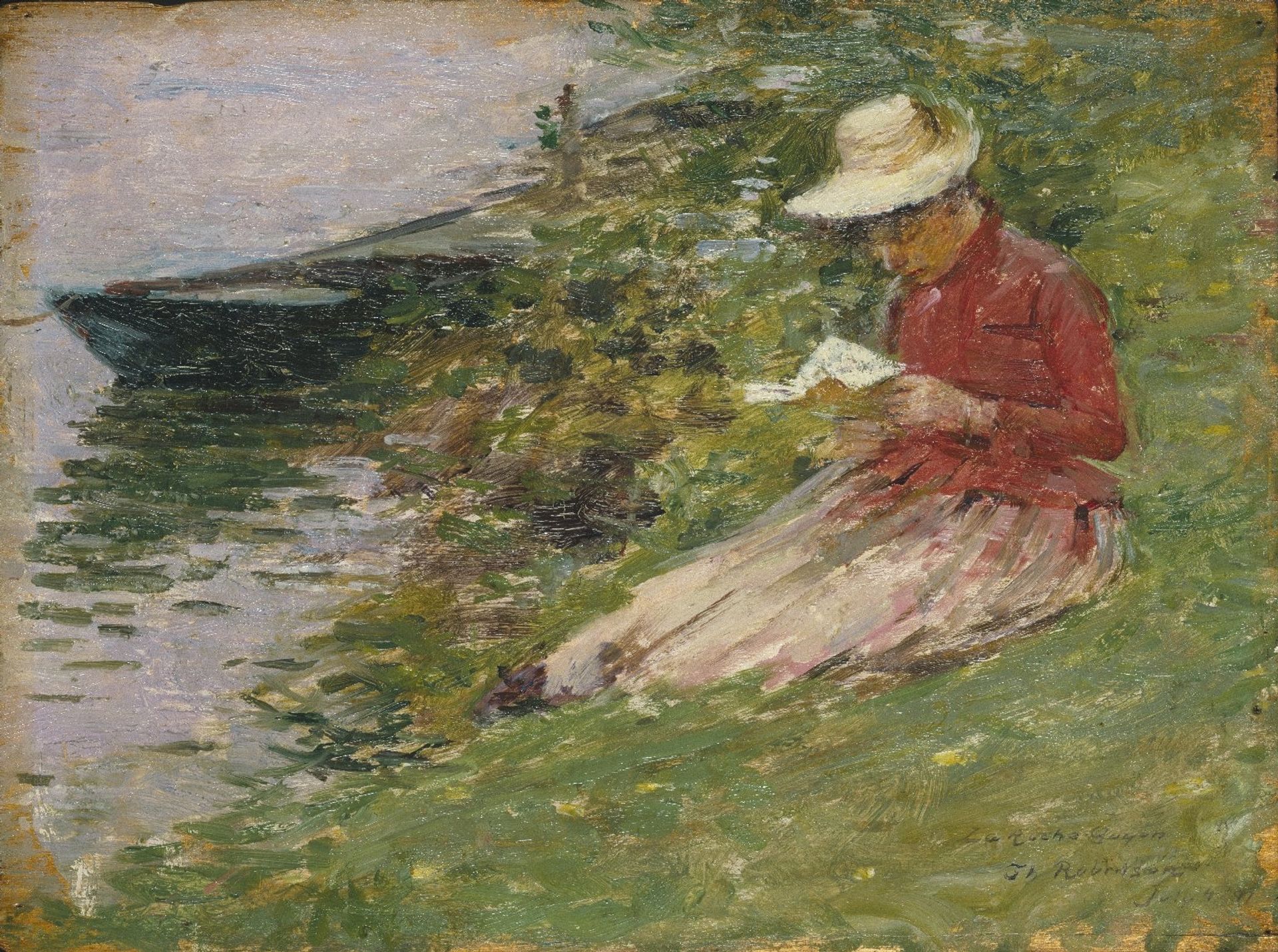 La Roche Guyon by Theodore Robinson