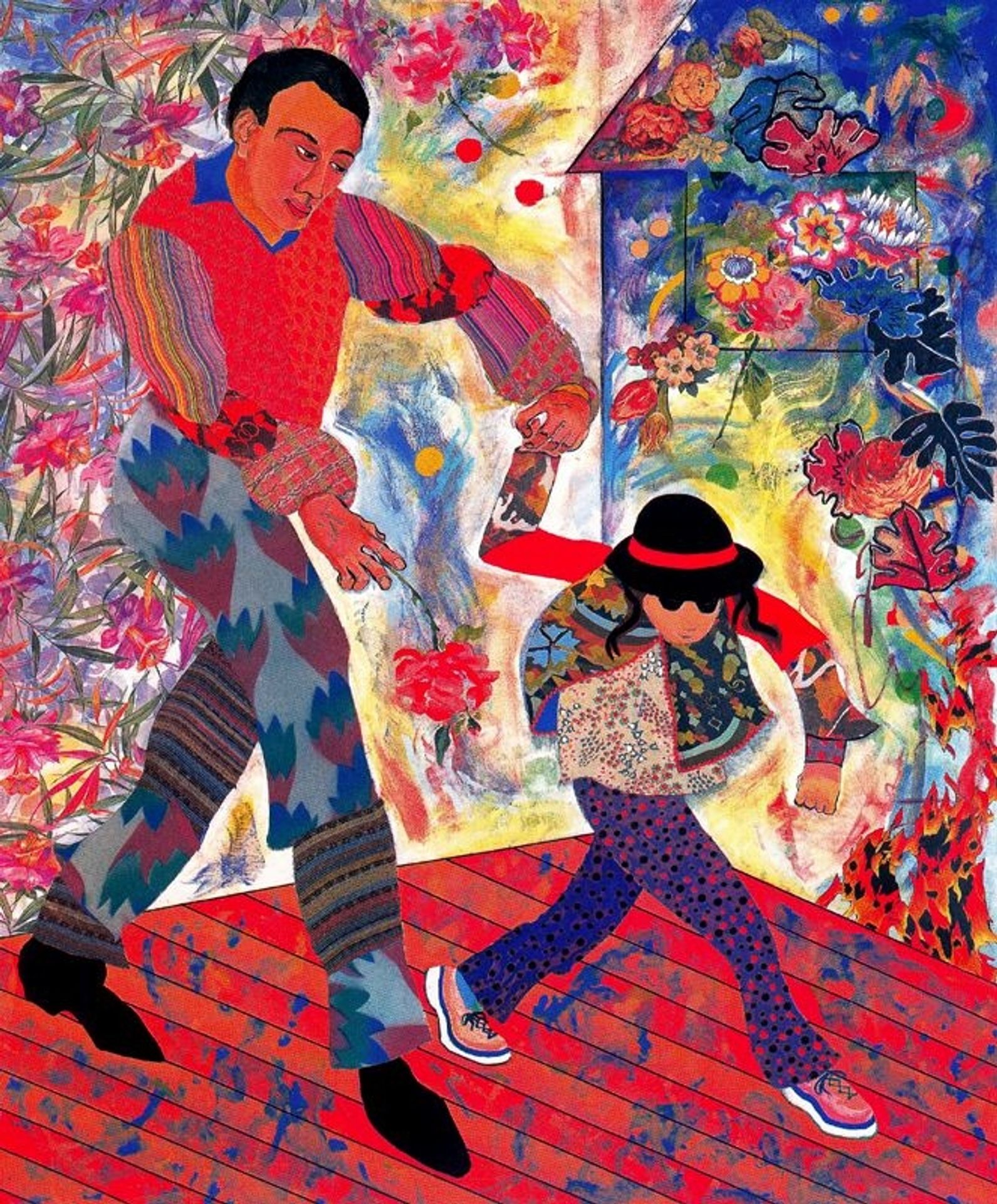 Father and Daughter by Miriam Schapiro